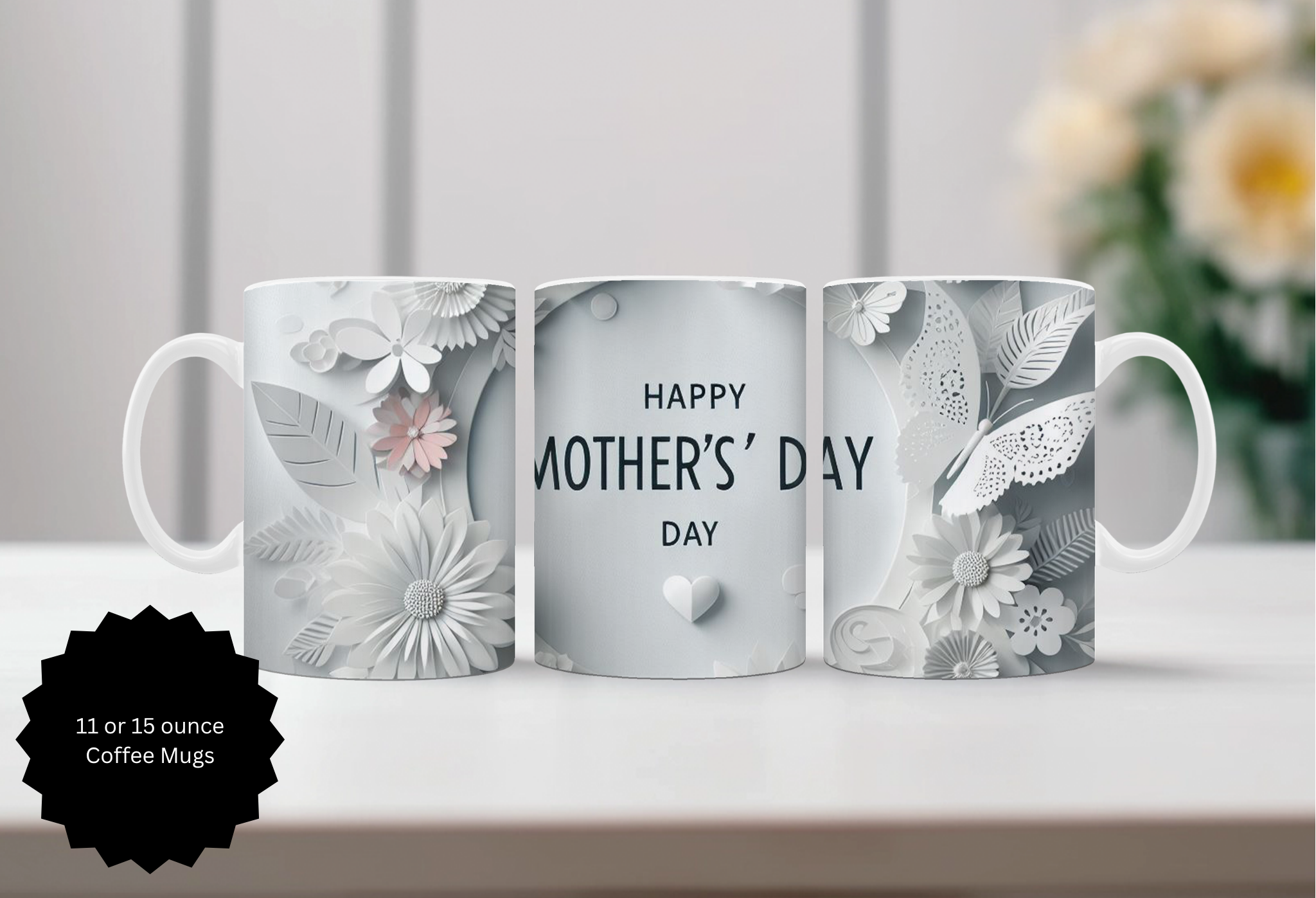 Mother's Day Mugs Human and Fur.