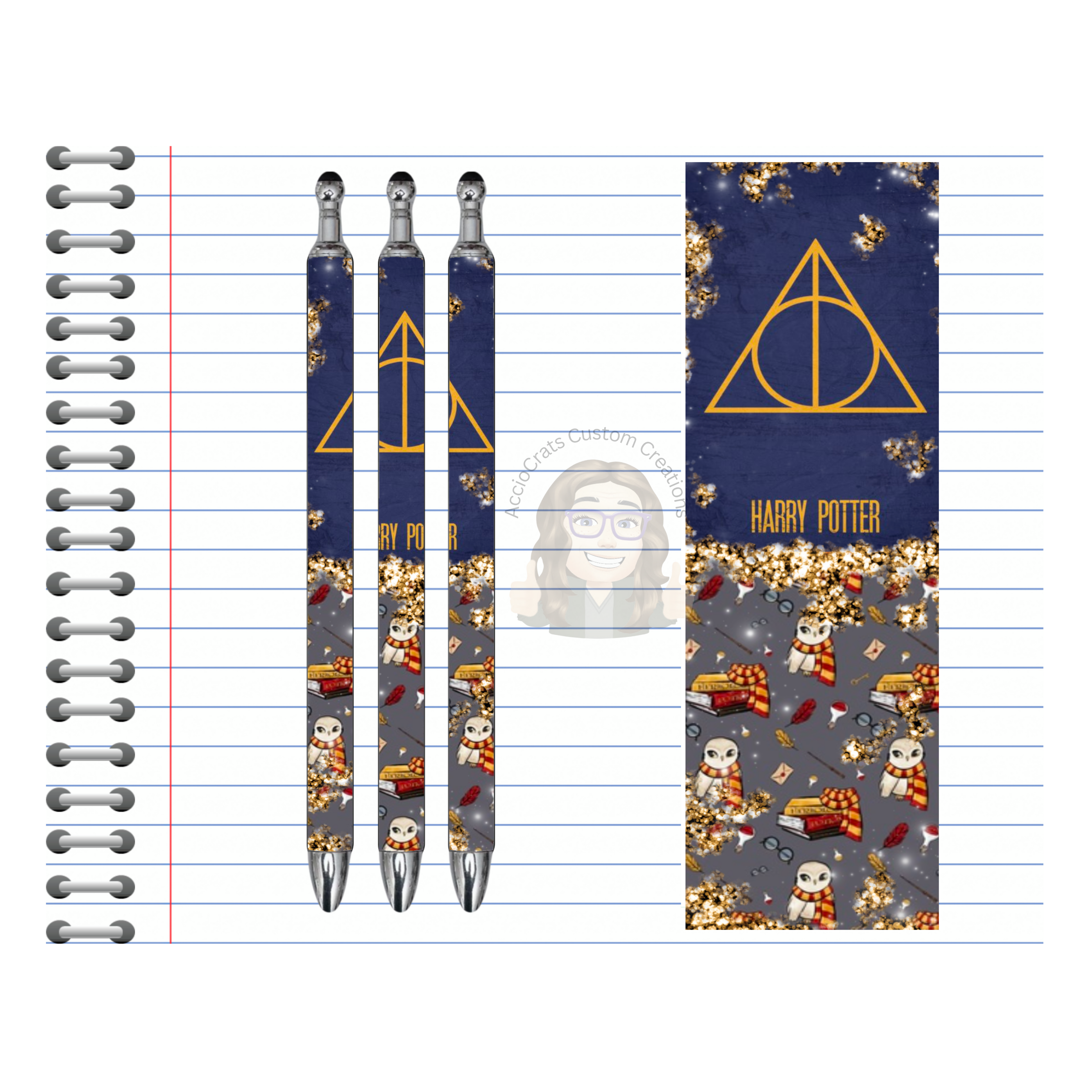 Refillable Pens, Wizard Images. Write with a little magic! ✨🪄Multiple options and Images available.