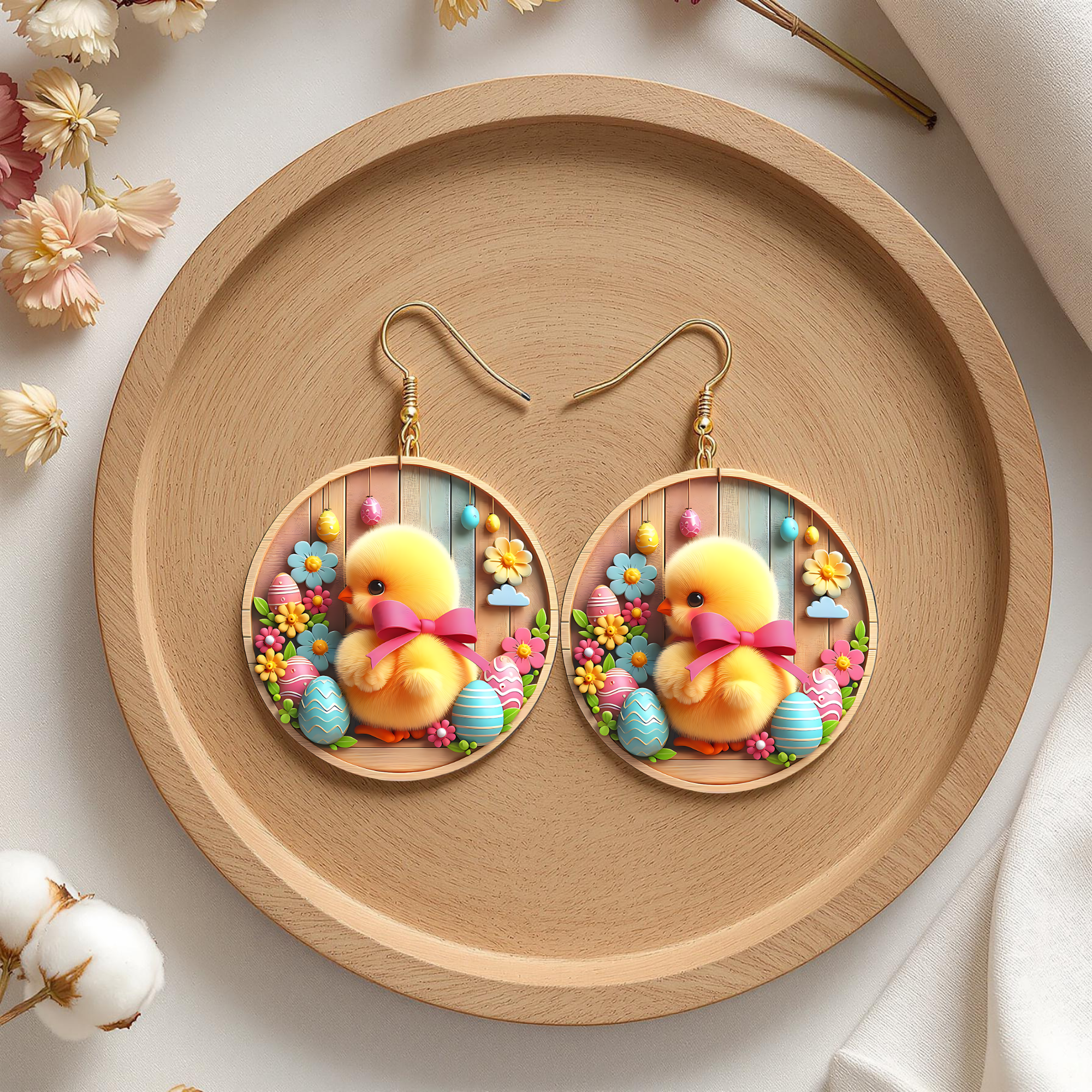 Adorable Easter Chick Earrings