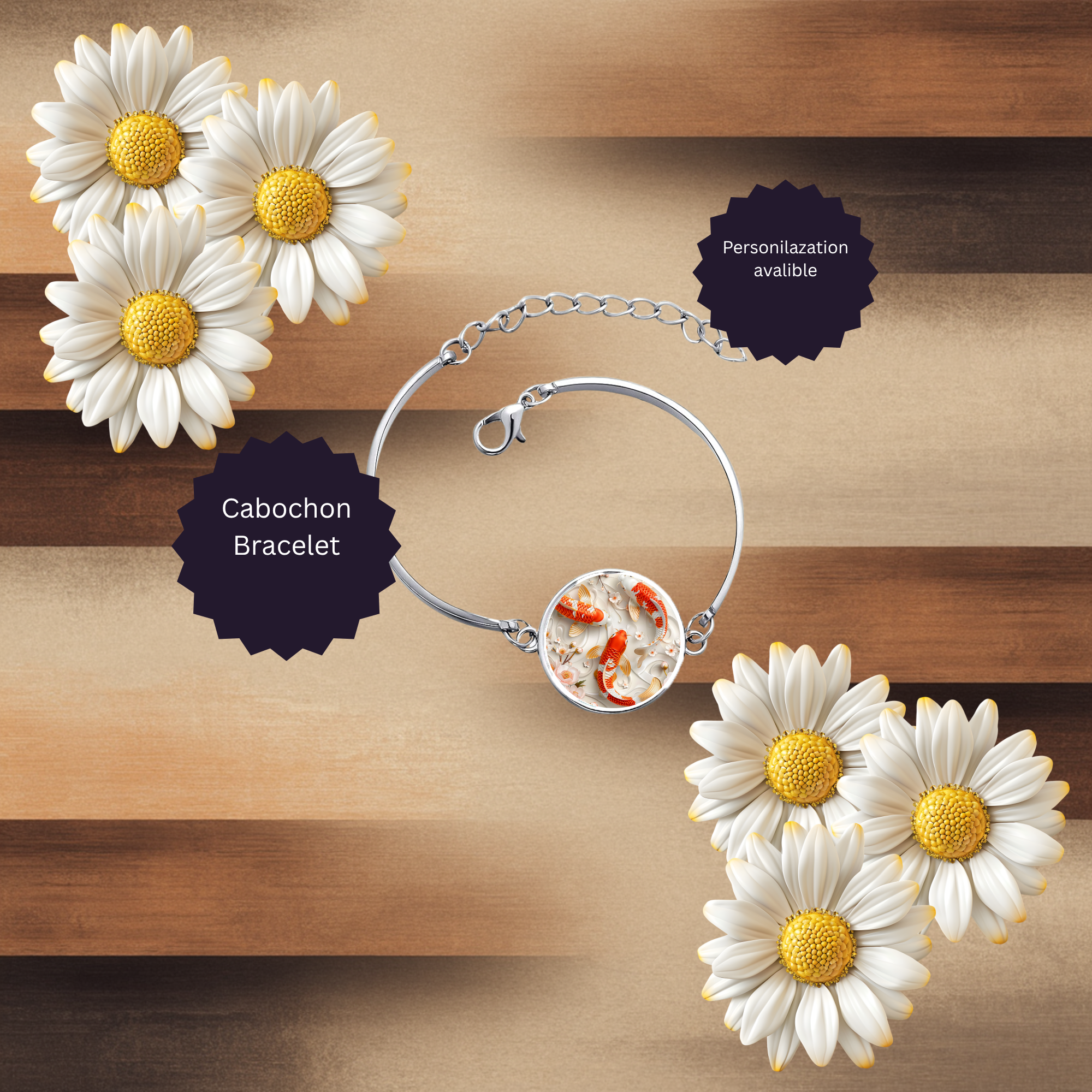 Koi Fish Charm Bracelets
