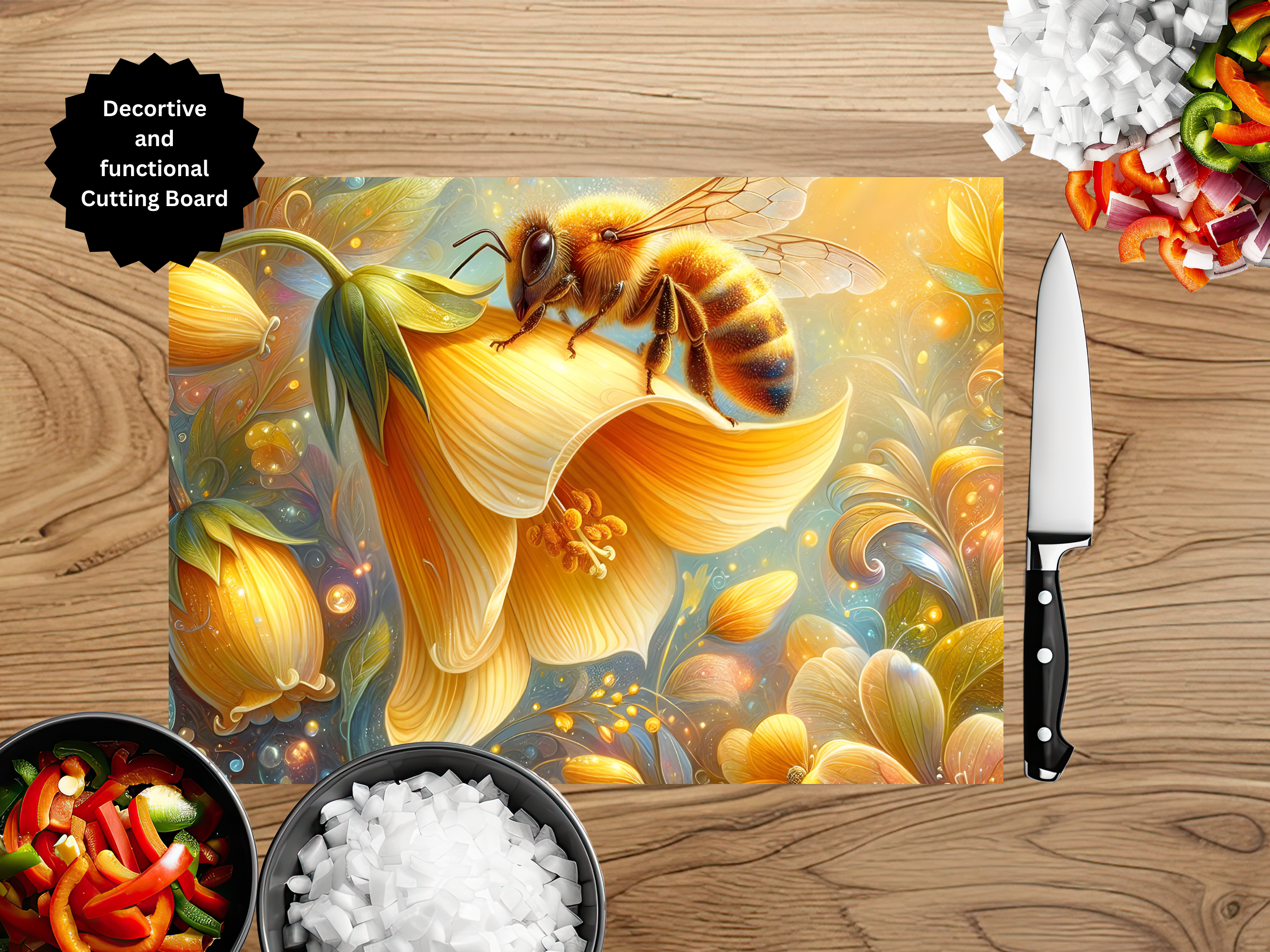 Honeybee Cutting board