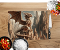 Majestic Dragon Scales Cutting Board