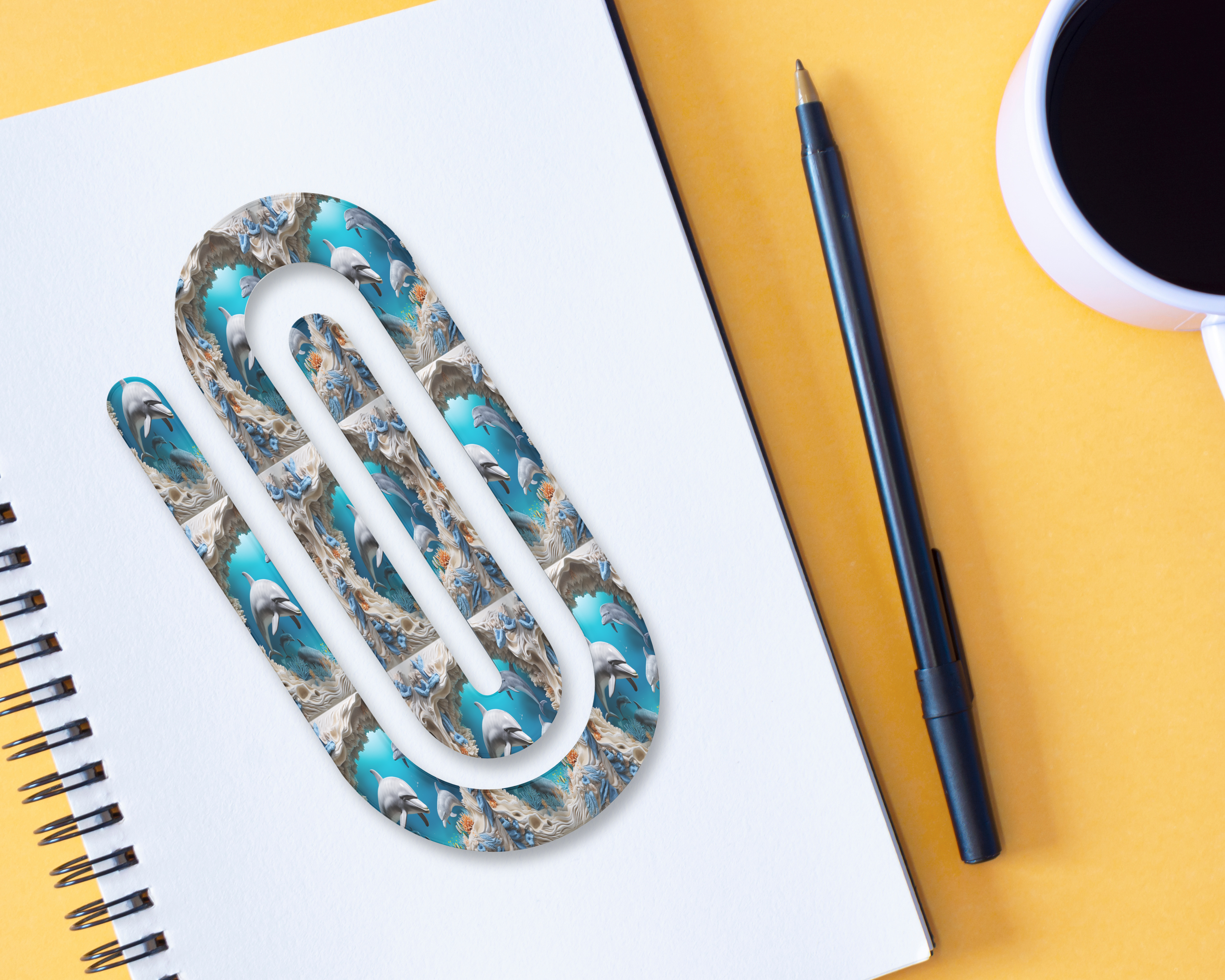 Make a Splash Dolphin Jumbo Paper Clips