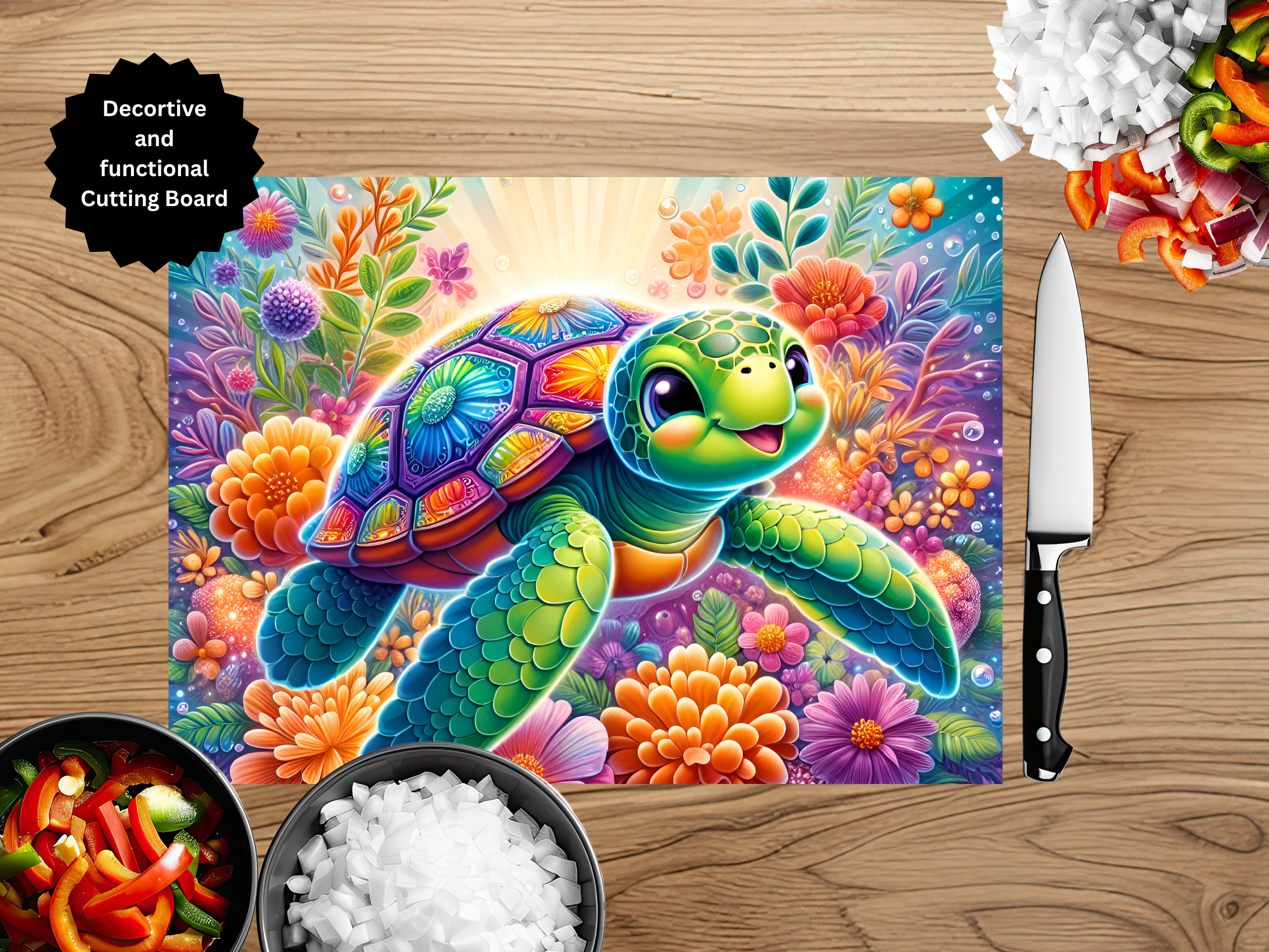 Sea Turtle Cutting Board