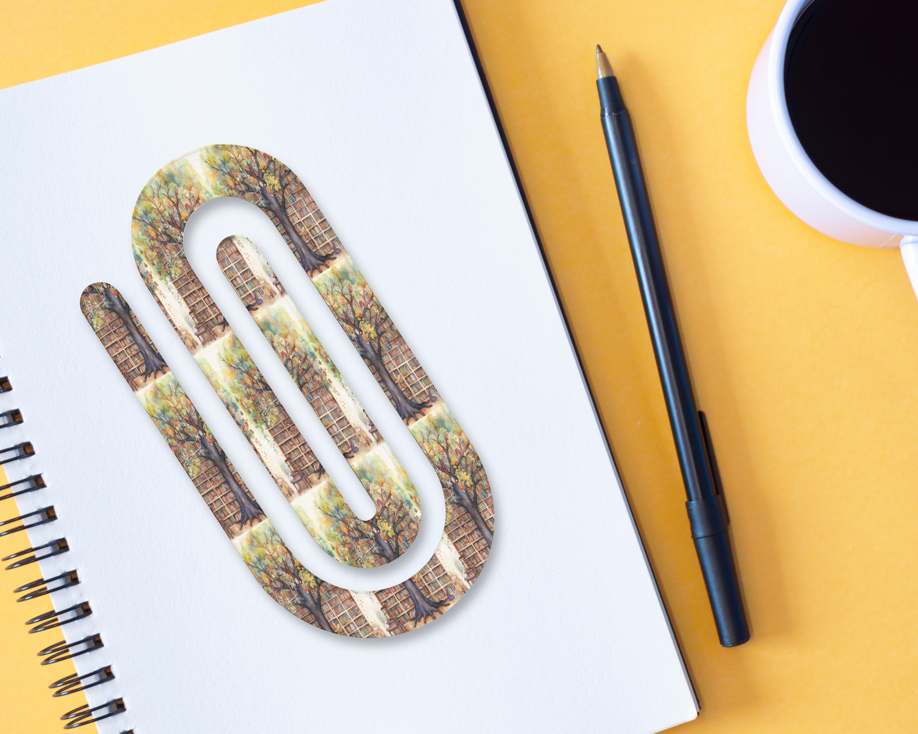Chapter Clips Book‑Themed Jumbo Paper Clips