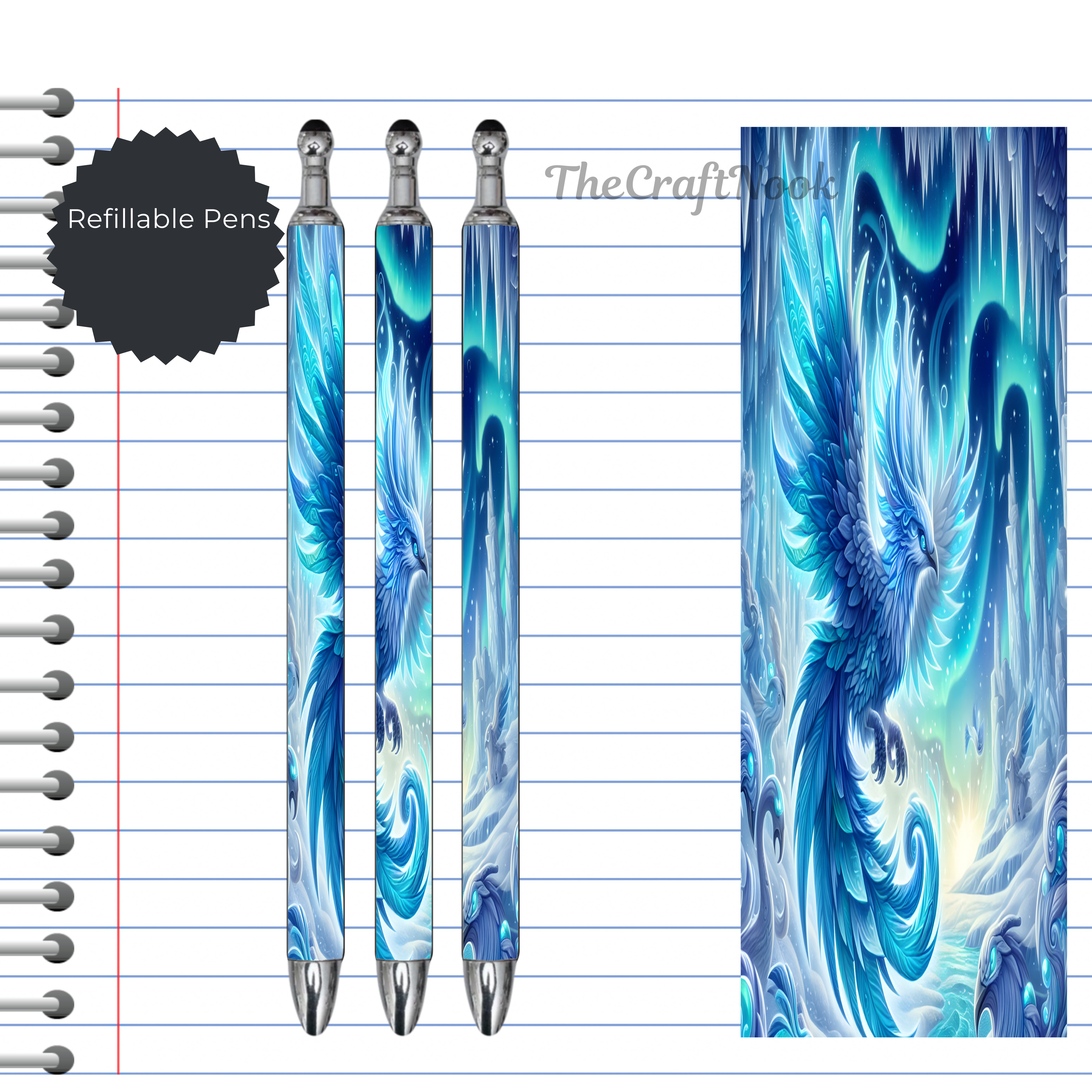 Phoenix Refillable Pens, multiple options and Images available.