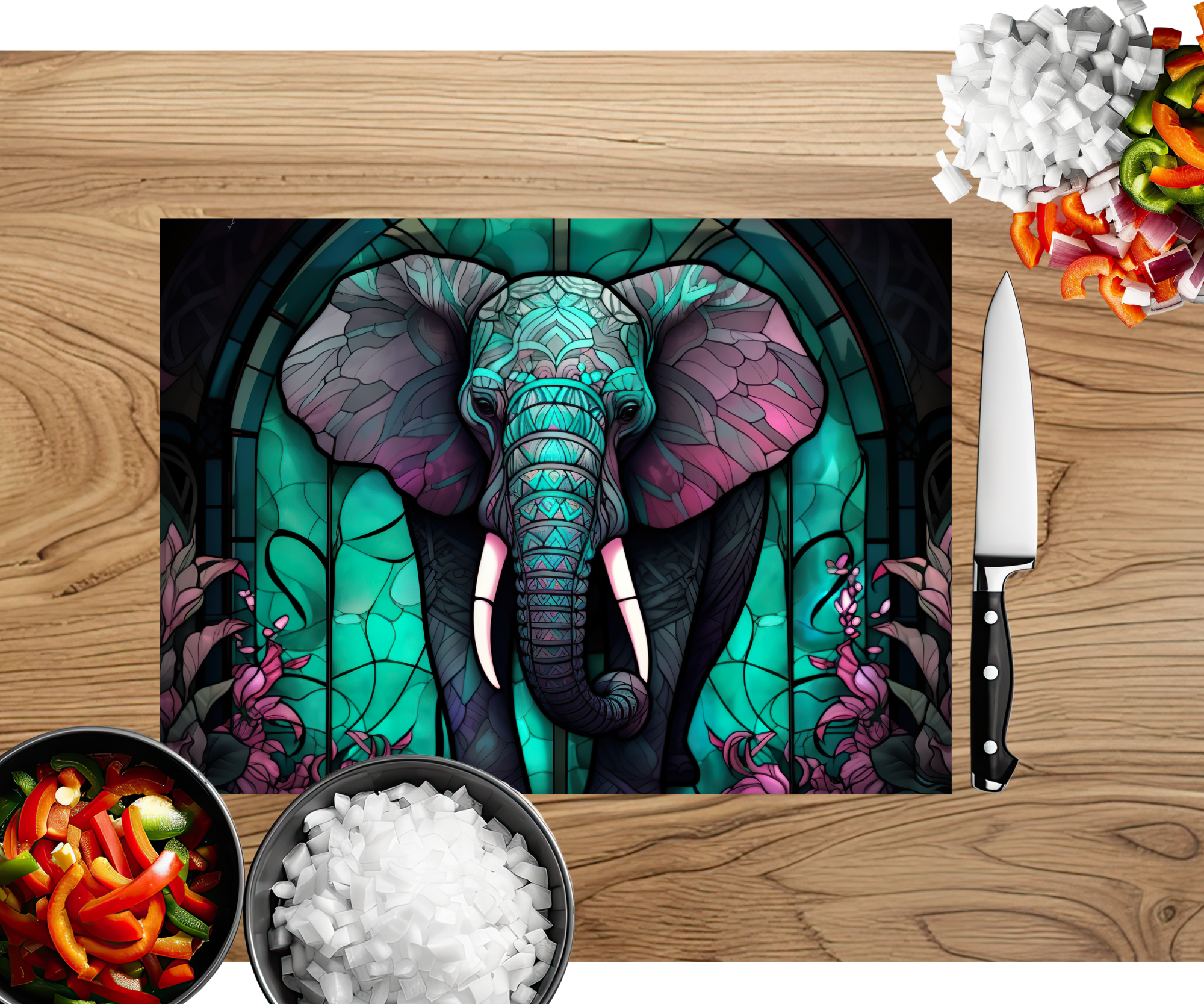 Wise & Wonderful Elephant Chopping Board