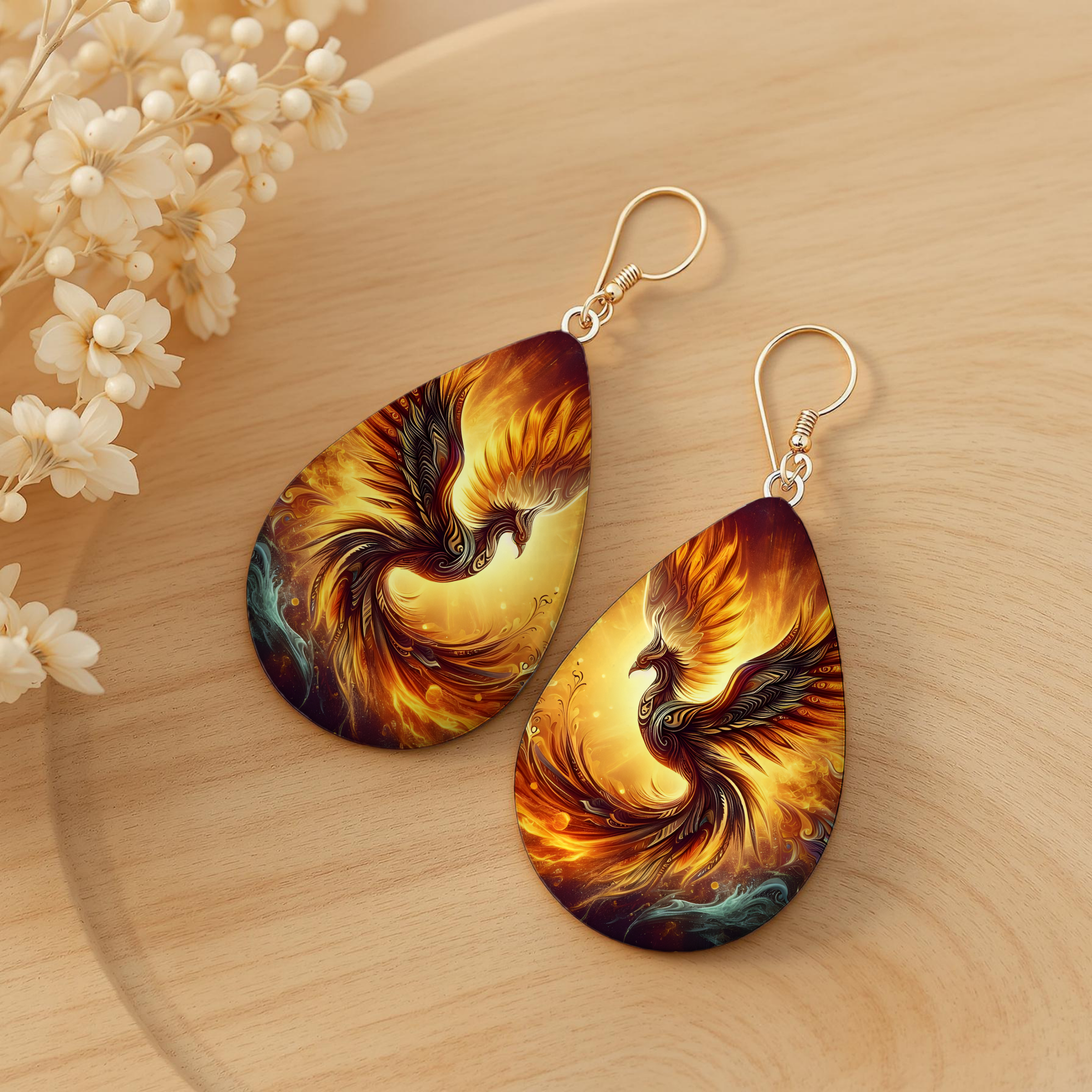 Phoenix Teardrop Earrings