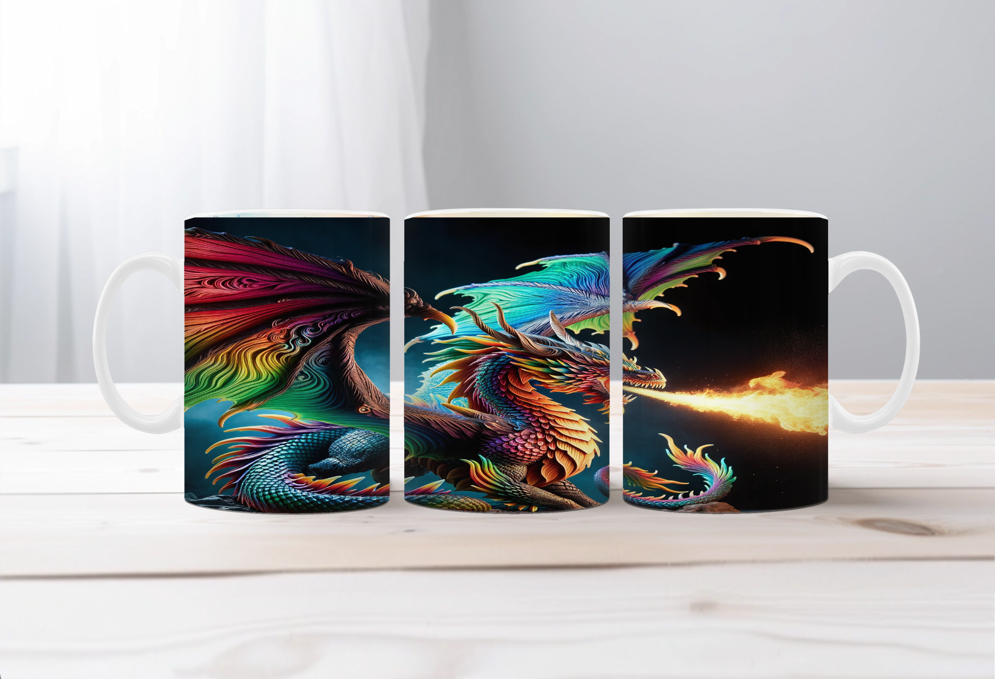 Majestic Dragon Scales Coffee Mug