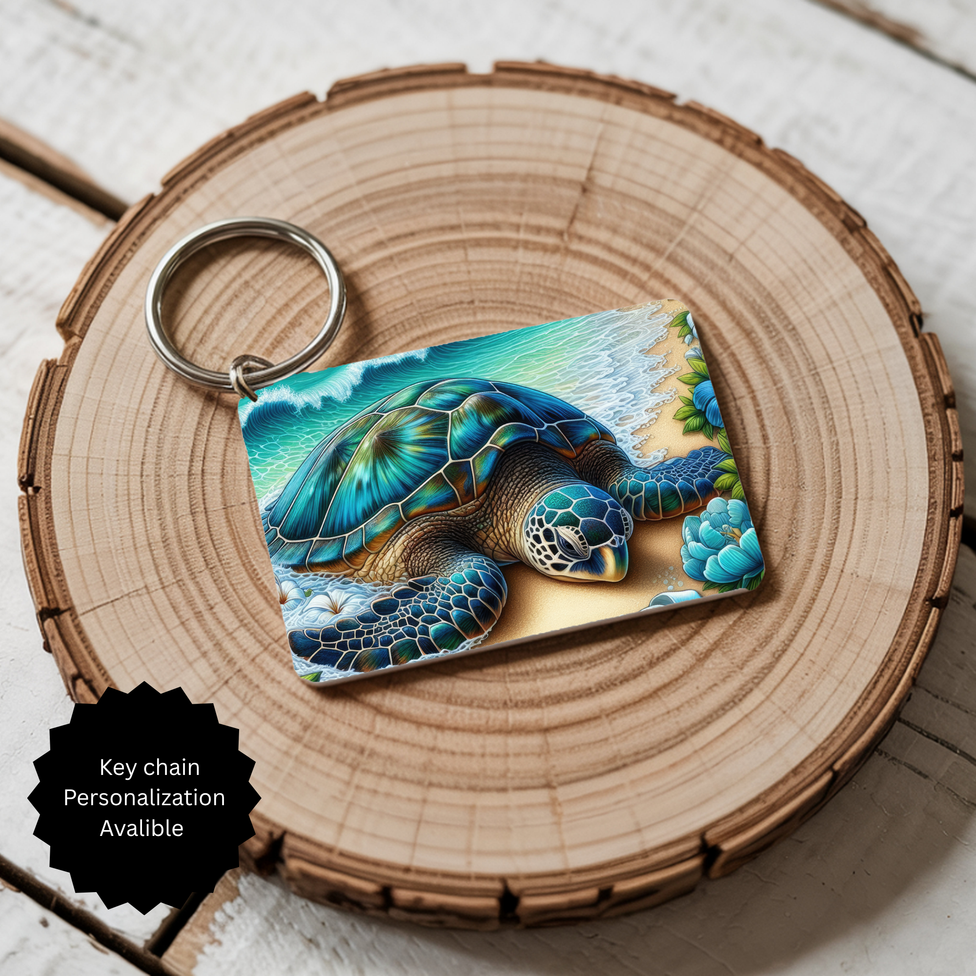 Sea Turtle Keychain