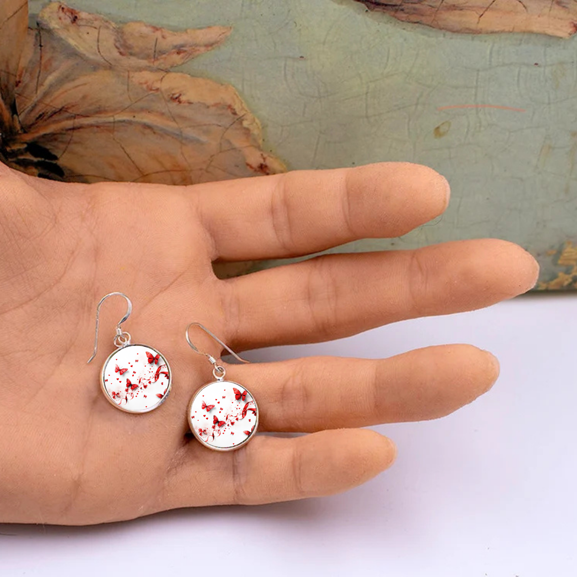 Butterfly Stud or Dangle Earrings