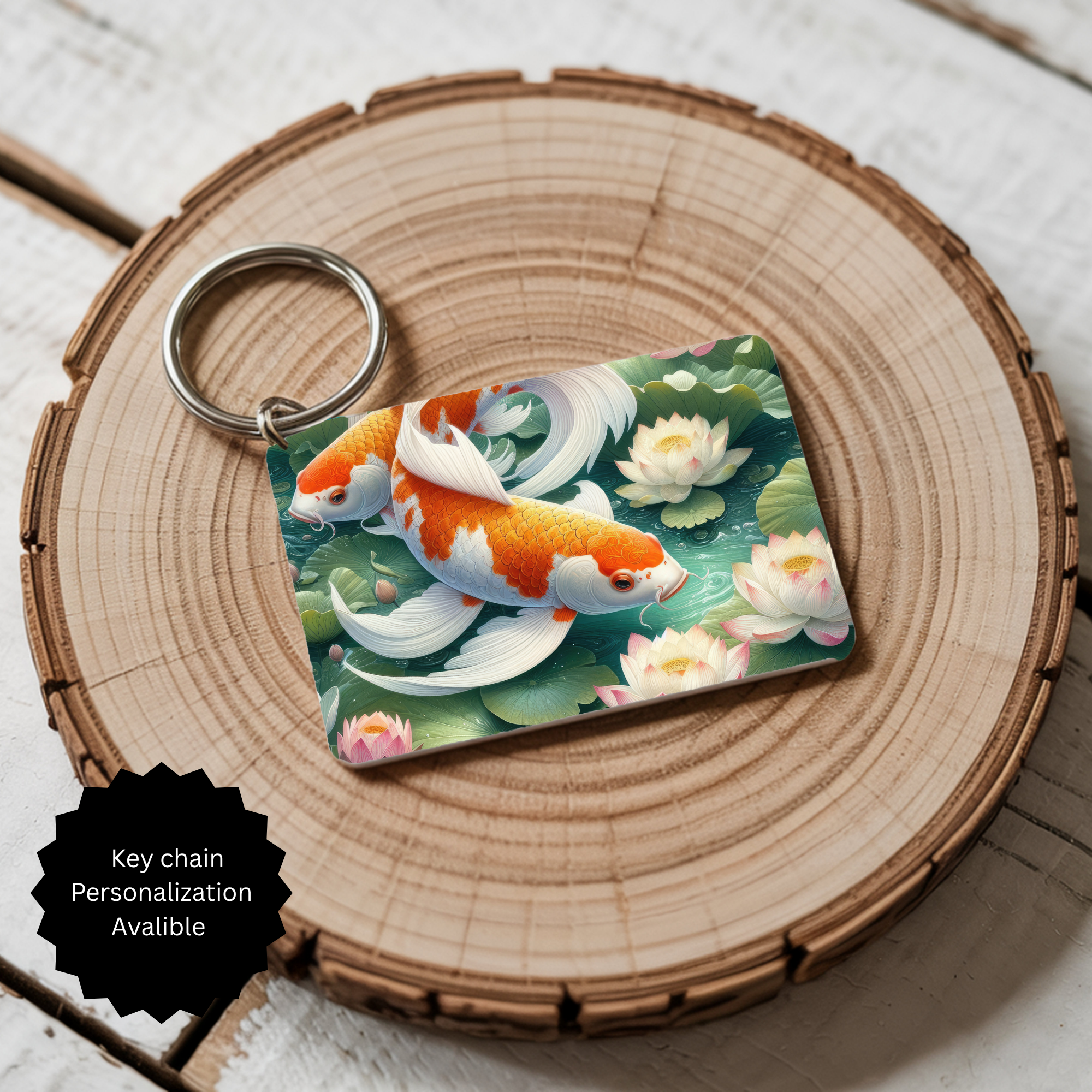 Koi Fish Keychain