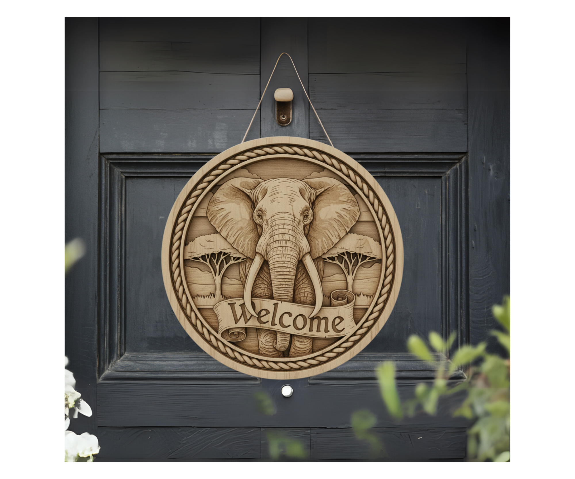 Good Vibes, Good Luck Elephant Sign