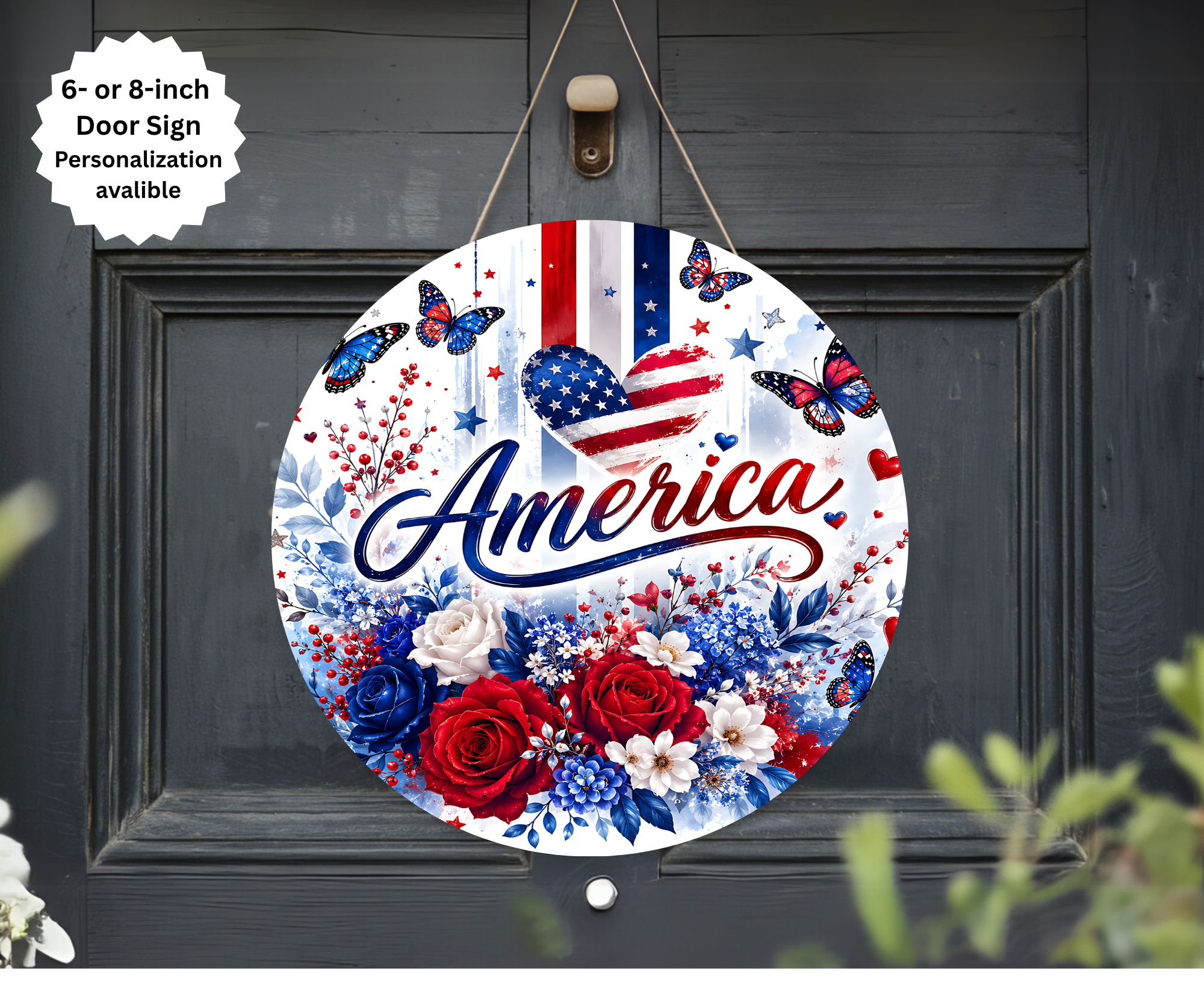 4th of July Door Signs