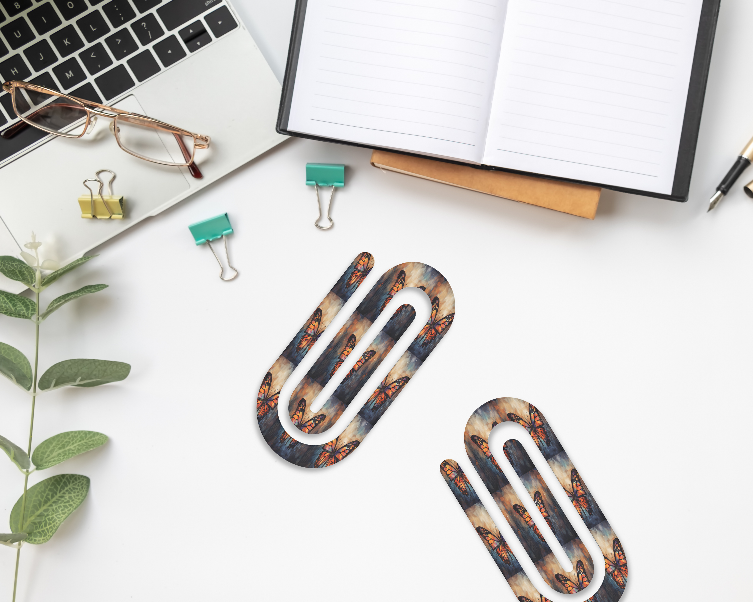 Jumbo Butterfly Paper Clips | Cute Office & Planner Accessories