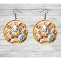 Happy Easter Bunny Trio Earrings