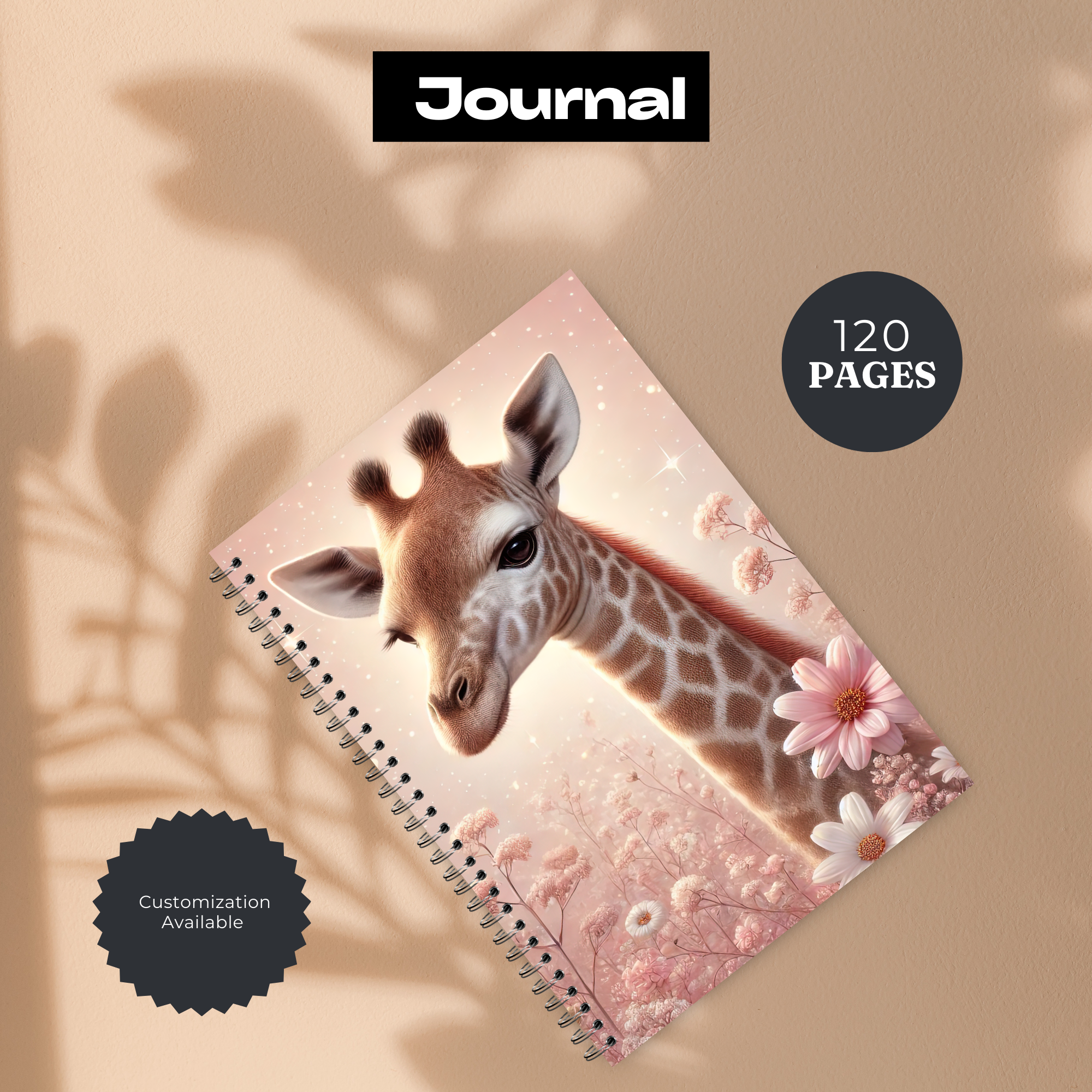 Tall & Kind Giraffe Writing Journal