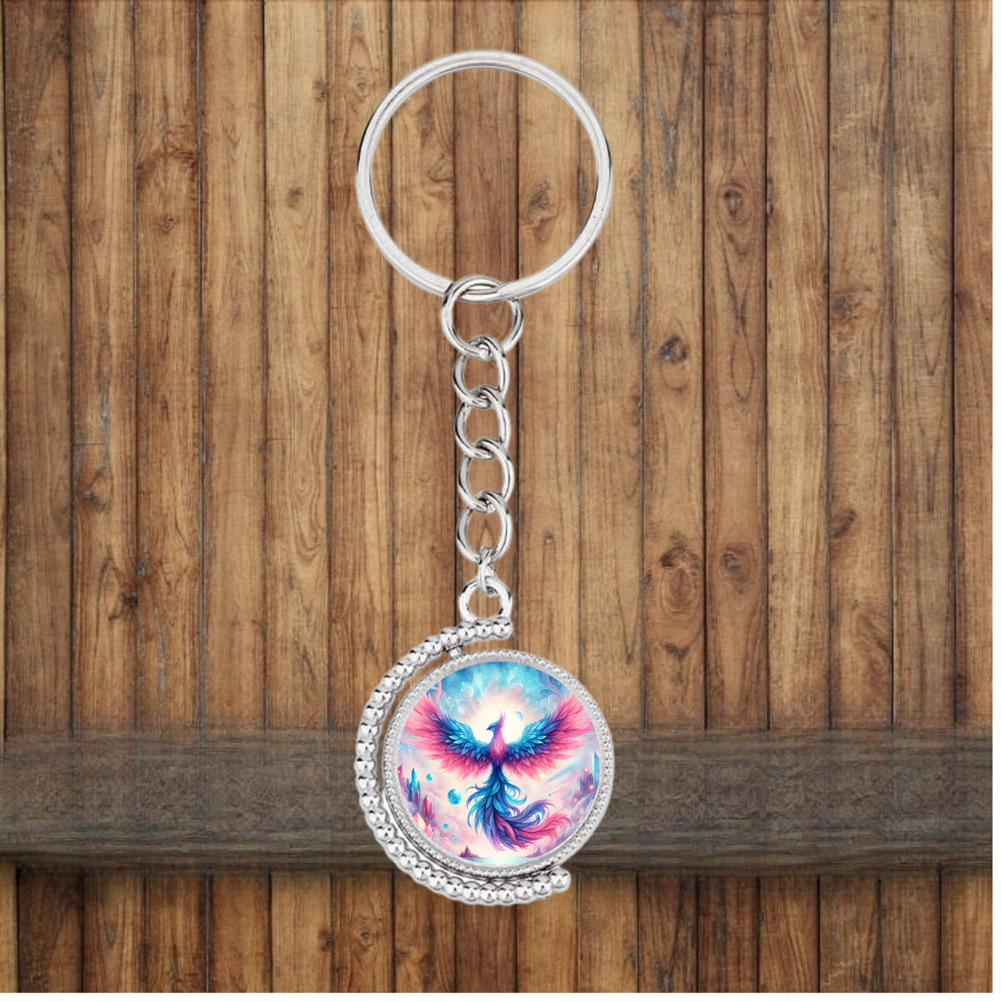 Phoenix Bezel Keychain