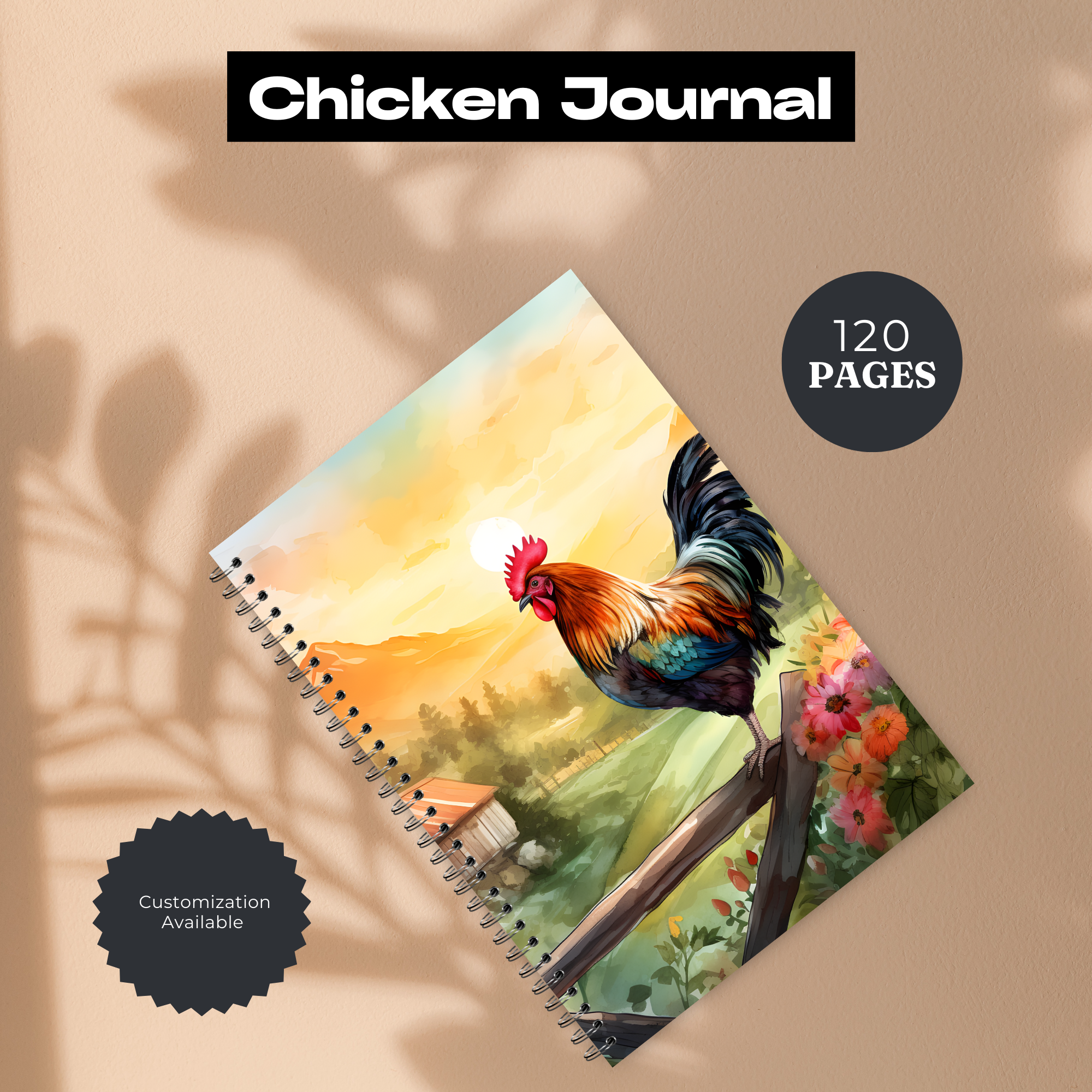 Cluck & Create Chicken Journals