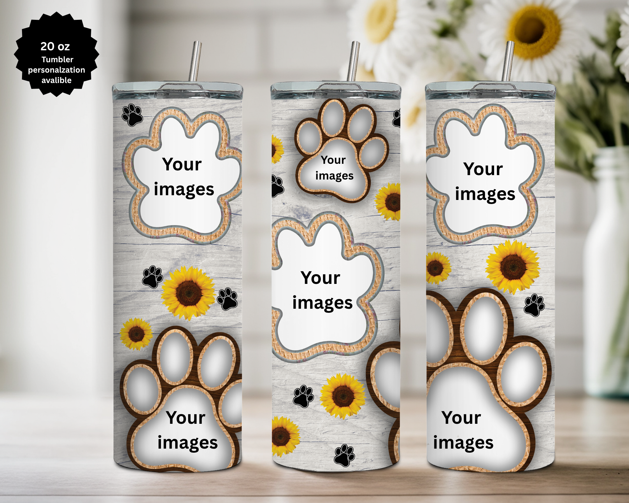 All Mother's 20 oz Stainless Steel Tumbler - Human, and Paws