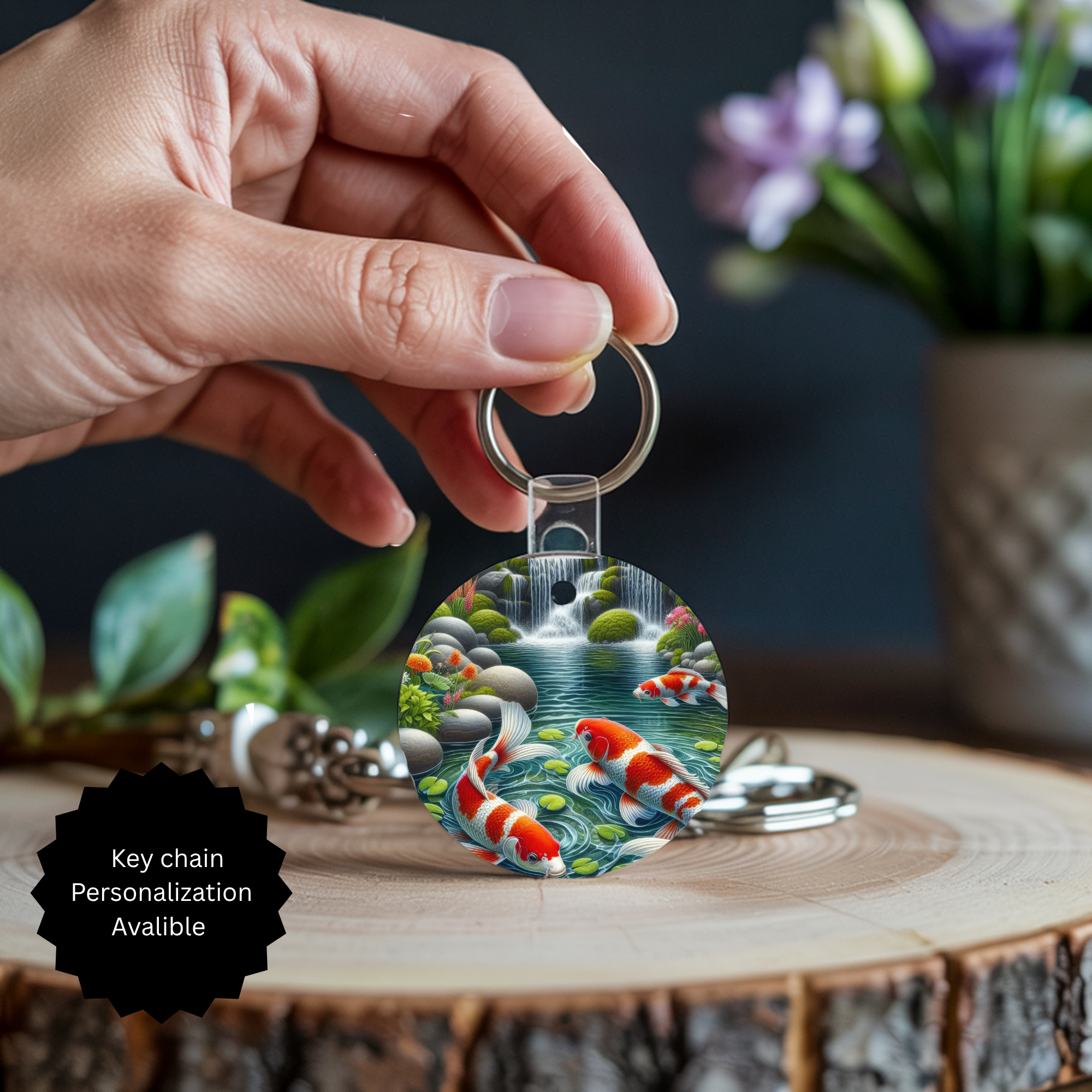 Koi Fish Keychain