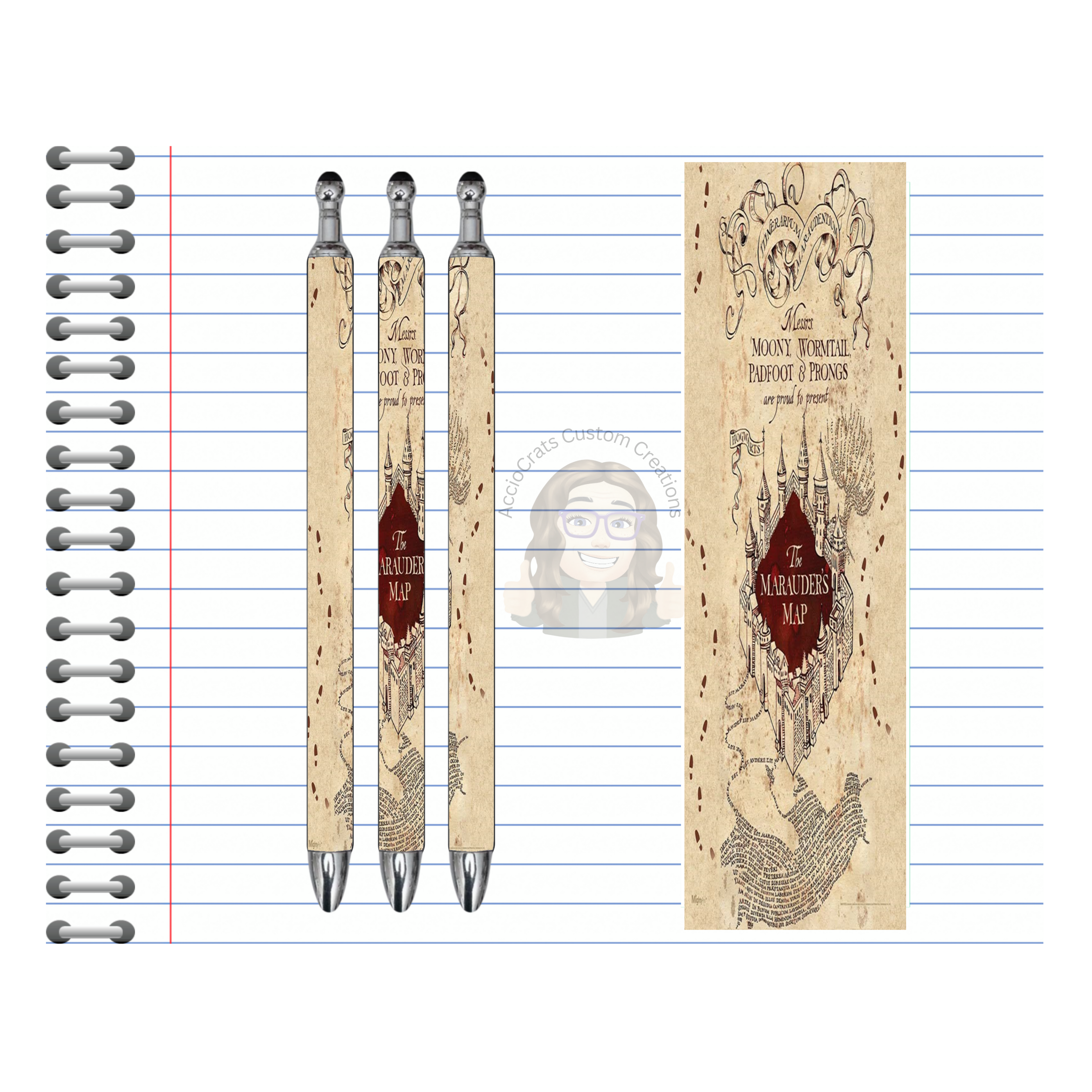 Refillable Pens, Wizard Images. Write with a little magic! ✨🪄Multiple options and Images available.