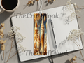Caffeine & Chapters Bookmark. Aluminum Metal Bookmarks