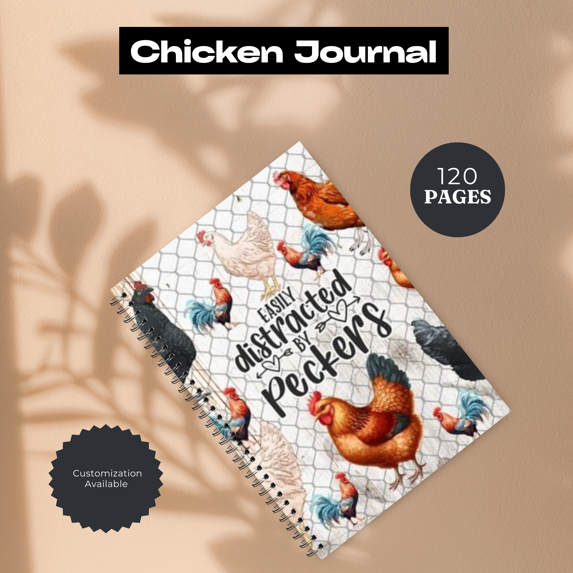 Cluck & Create Chicken Journals