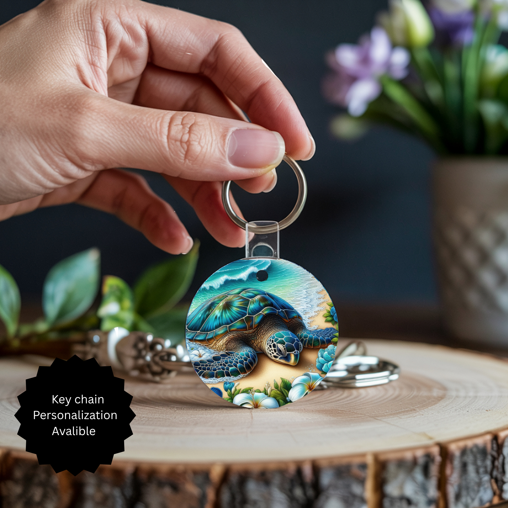 Sea Turtle Keychain