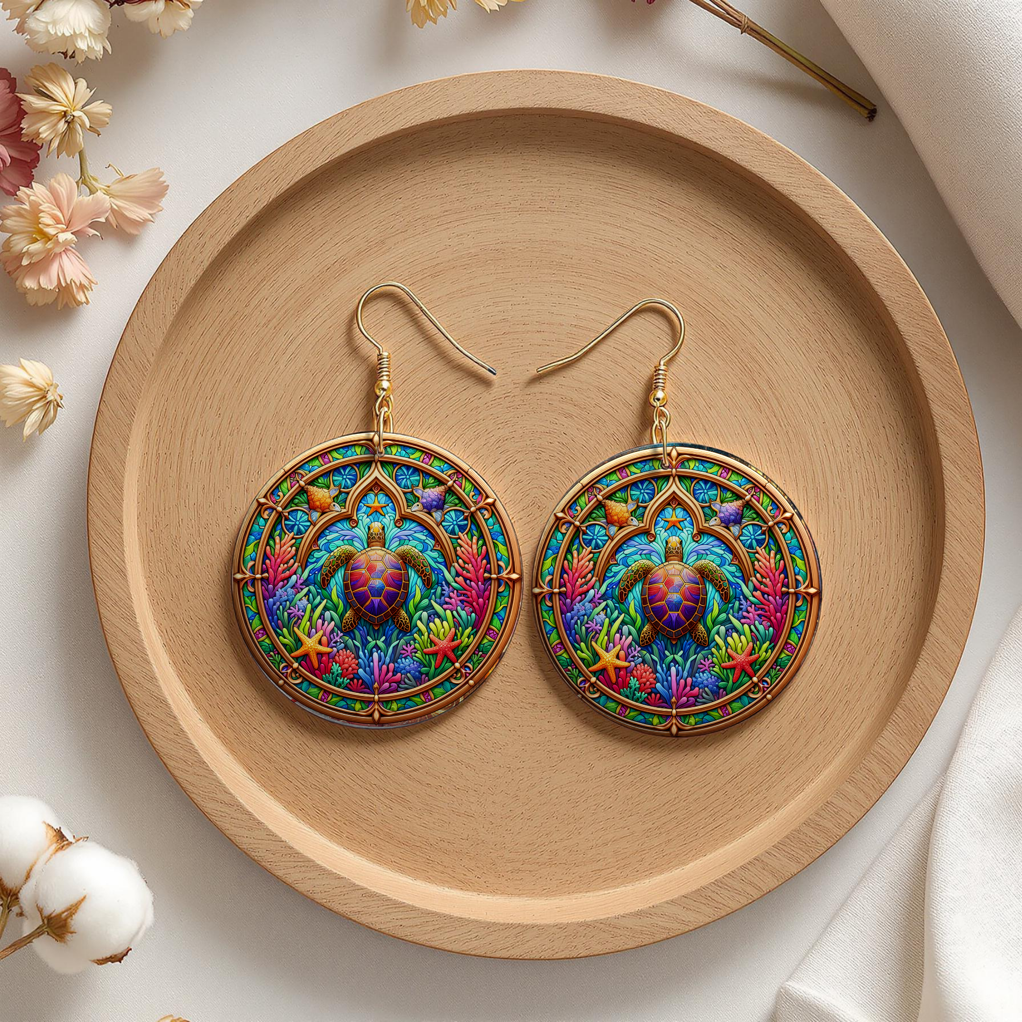 Sea Turtle Earrings — Choose Your Design