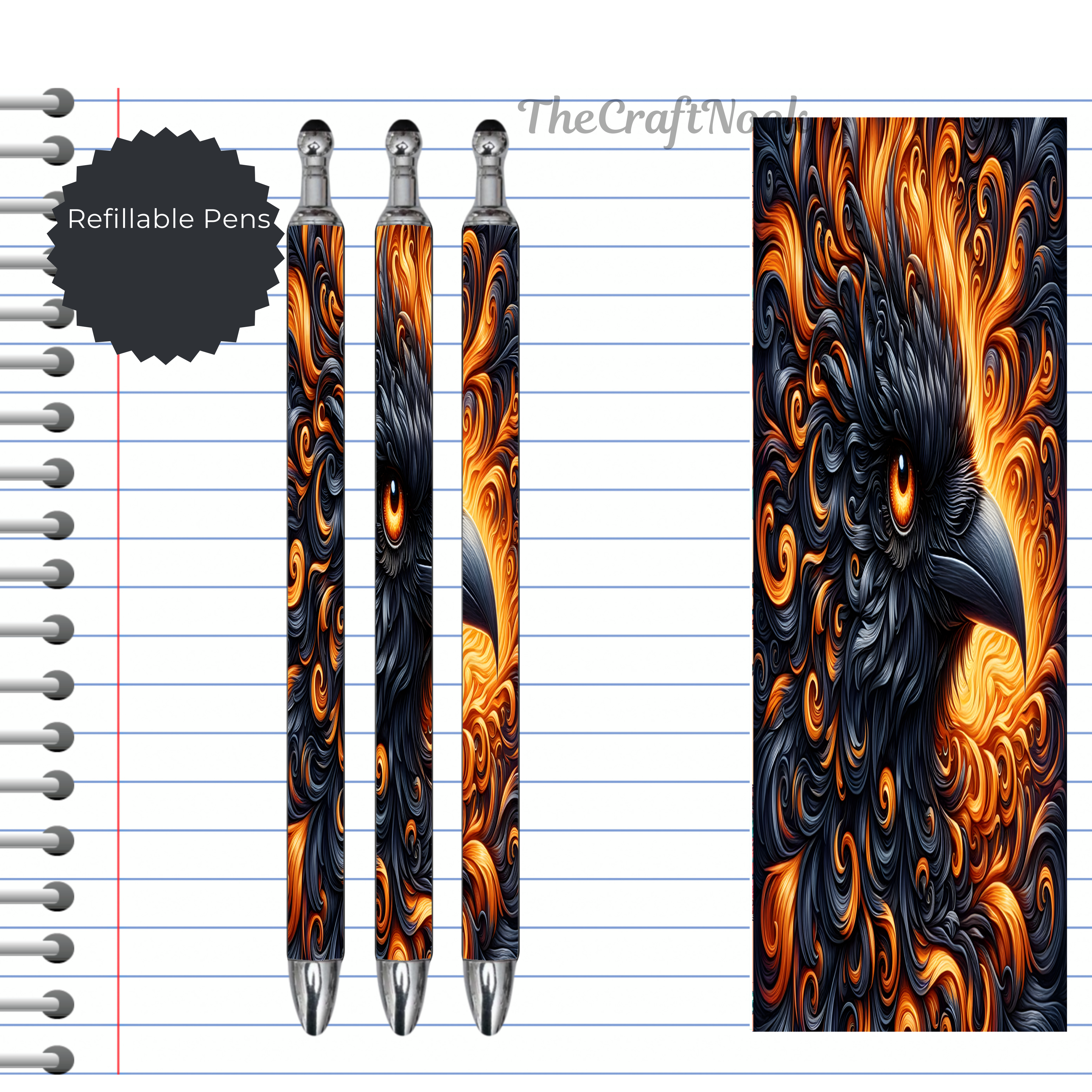 Phoenix Refillable Pens, multiple options and Images available.