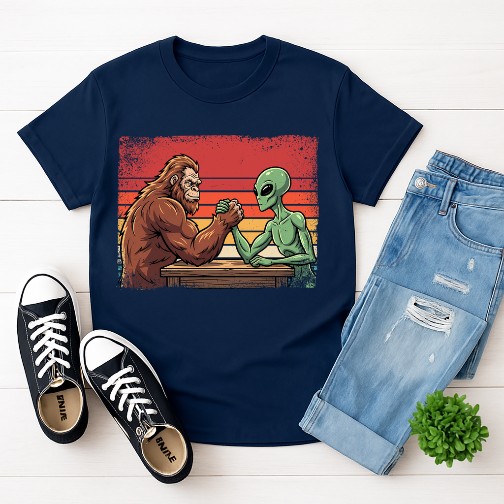 Bigfoot vs Alien Tee