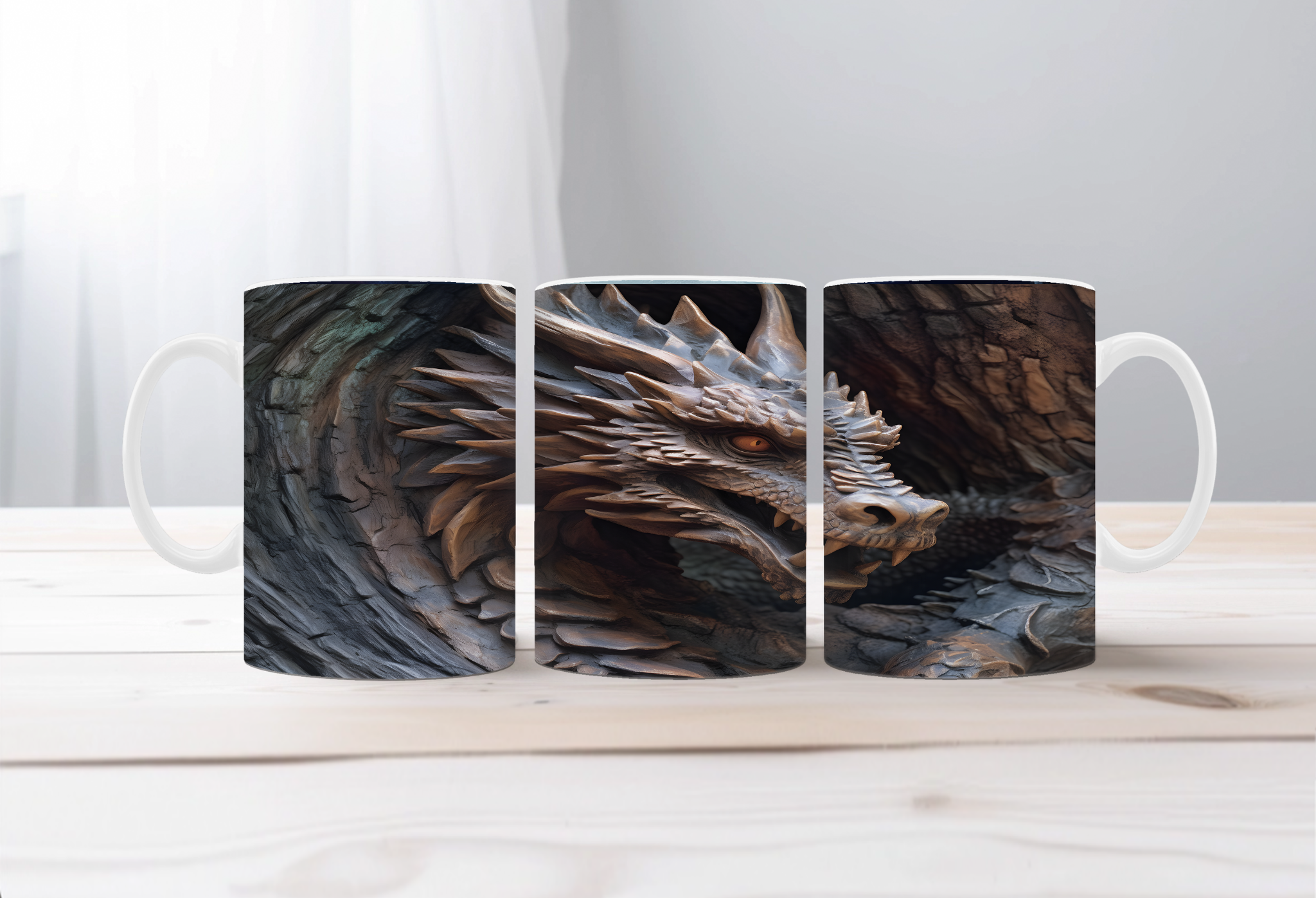 Majestic Dragon Scales Coffee Mug