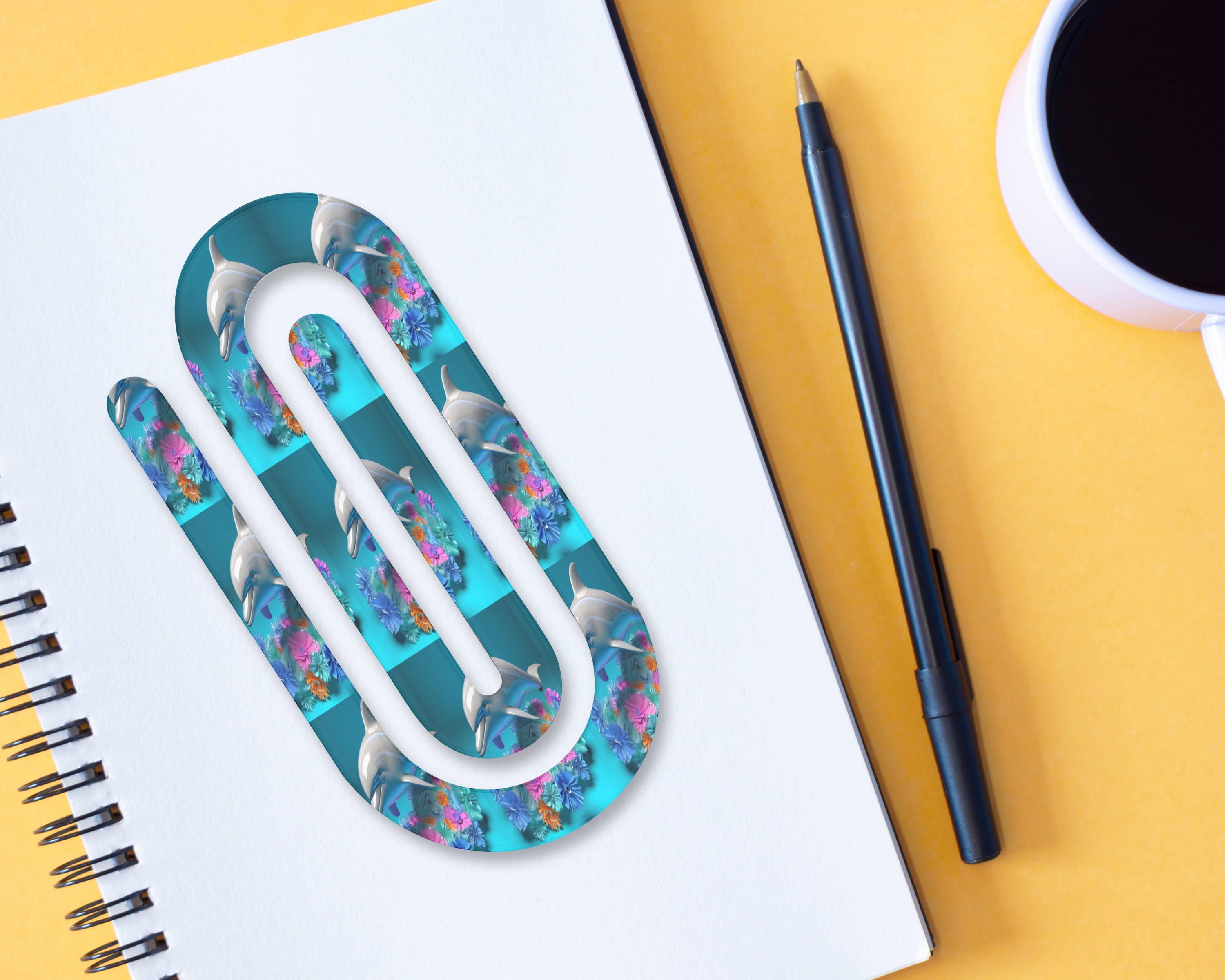 Make a Splash Dolphin Jumbo Paper Clips