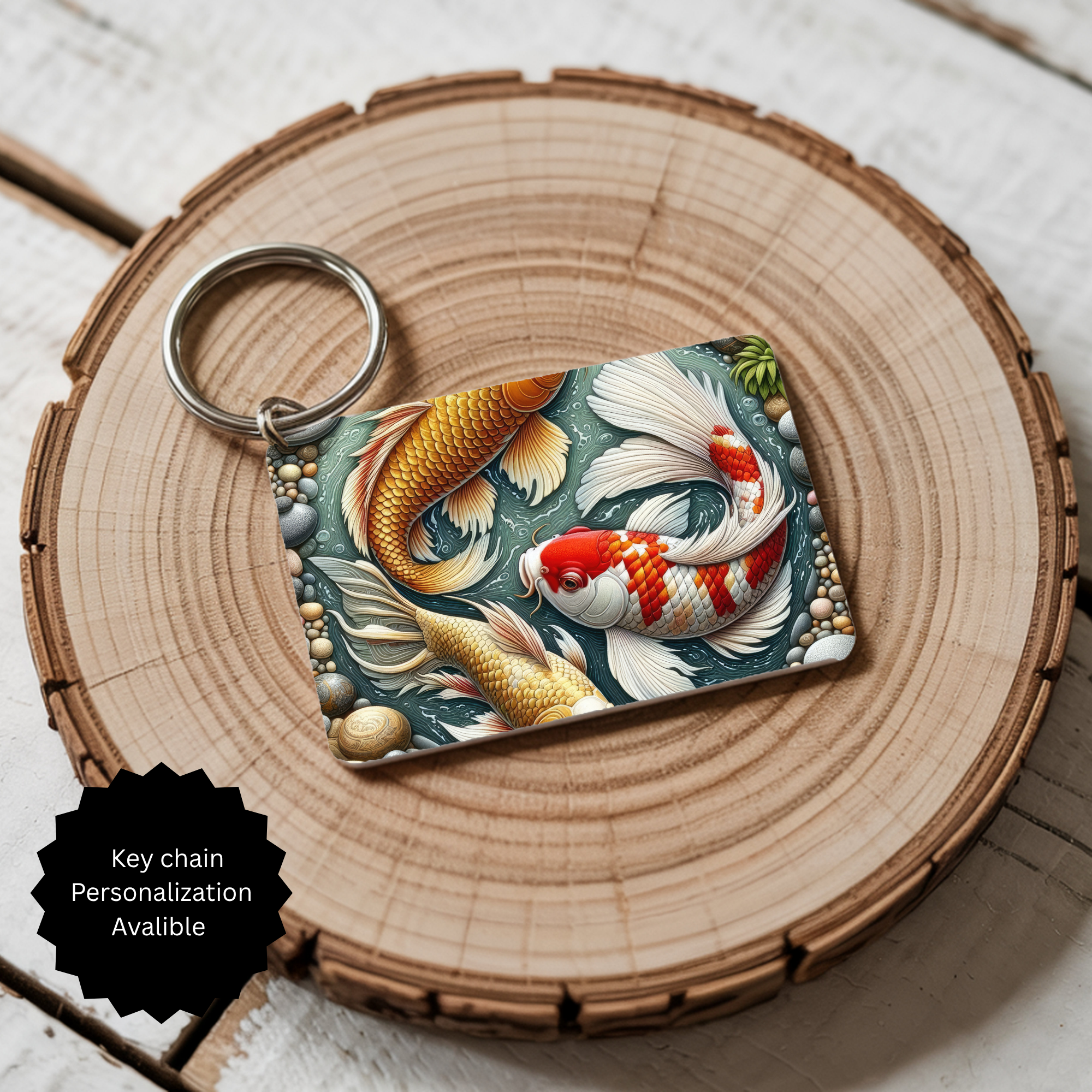 Koi Fish Keychain