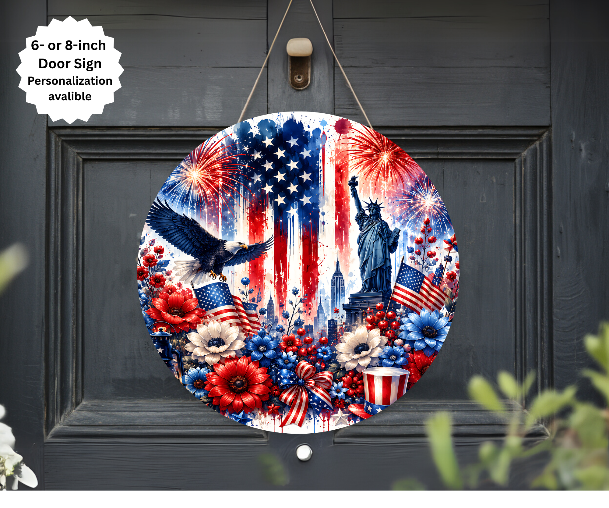 4th of July Door Signs