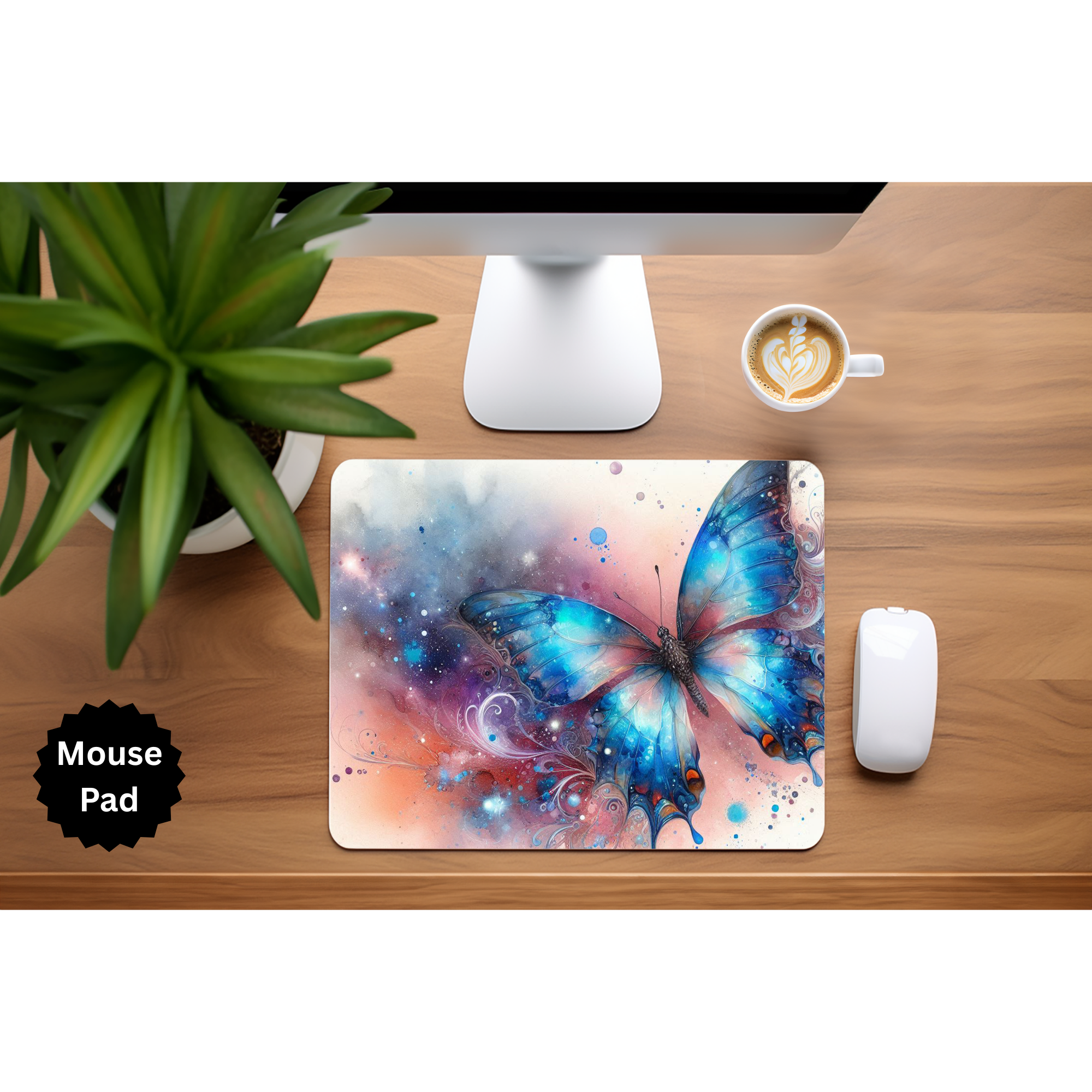 Butterfly mouse pad