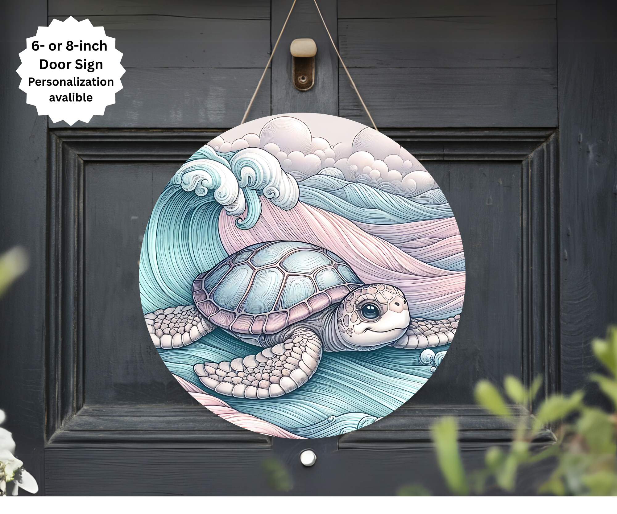 Sea Turtle Door Signs