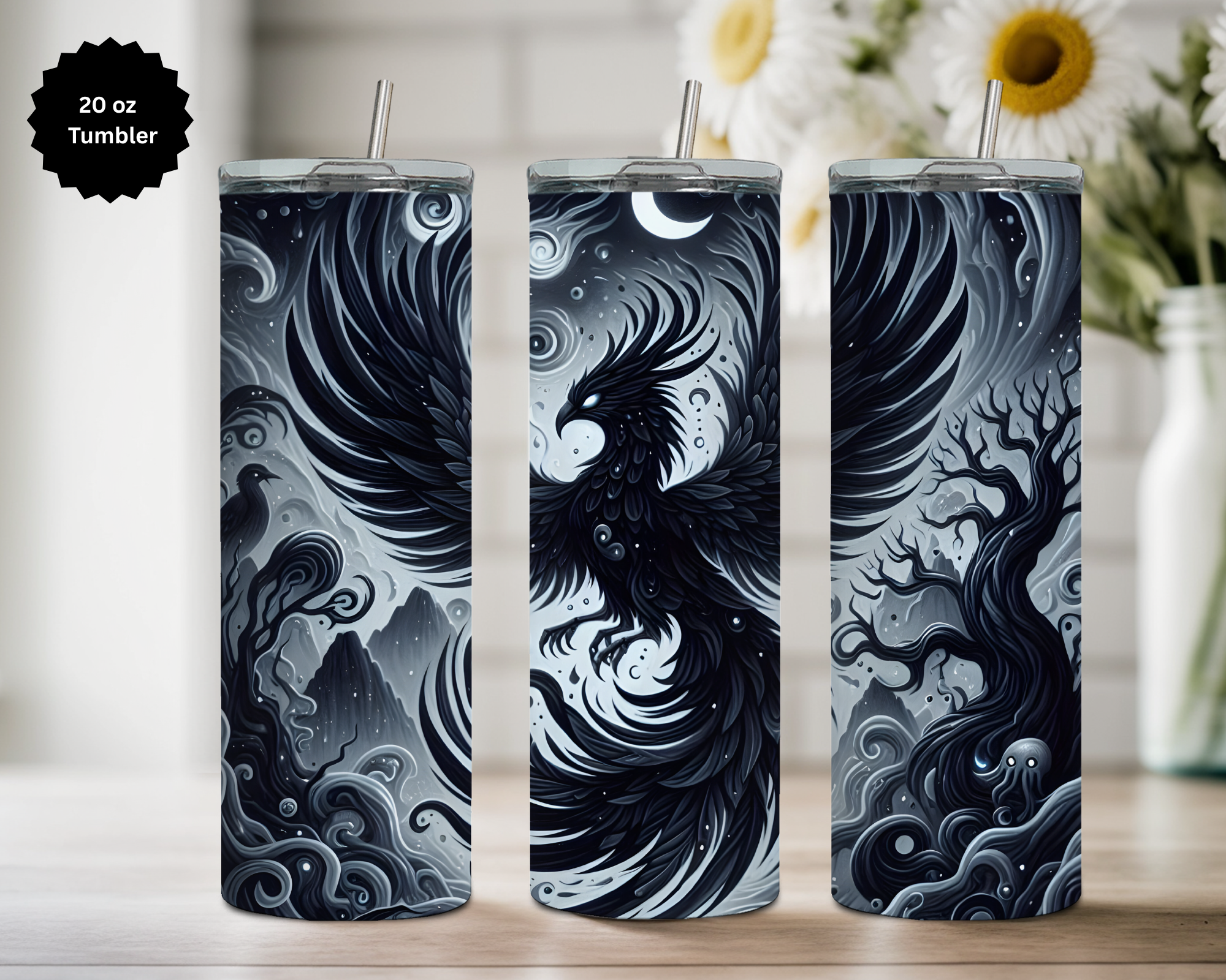 Phoenix 20 oz Stainless Steel Tumbler - Rise & Shine Collection