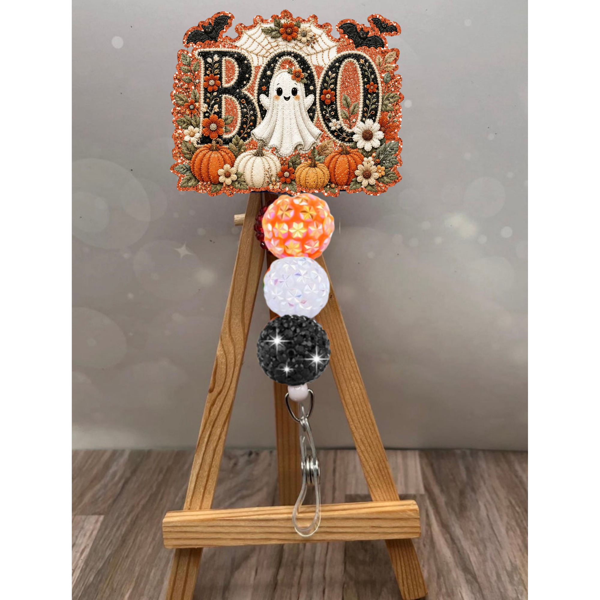 Little Boo Pumpkin Patch Badge Pull