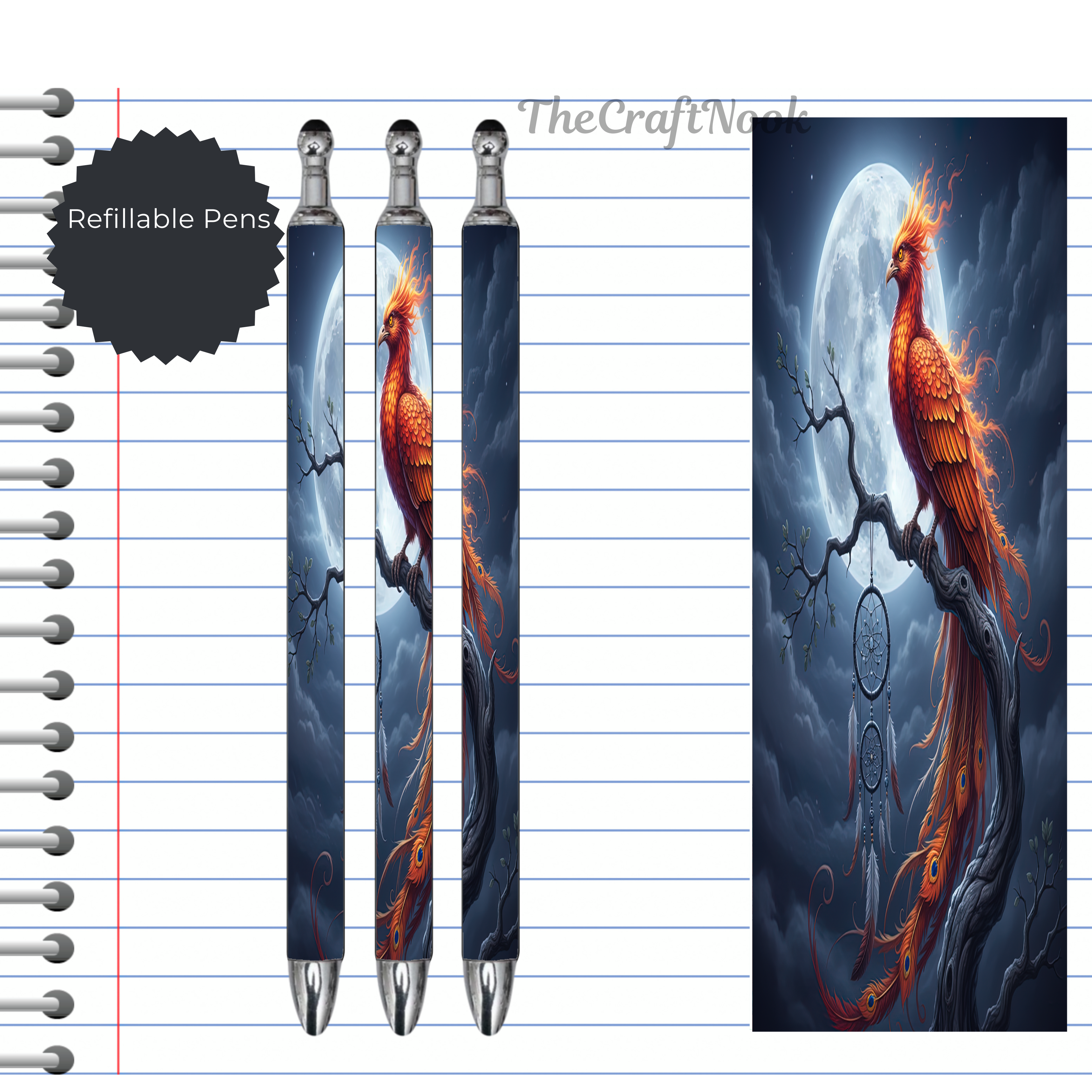 Phoenix Refillable Pens, multiple options and Images available.