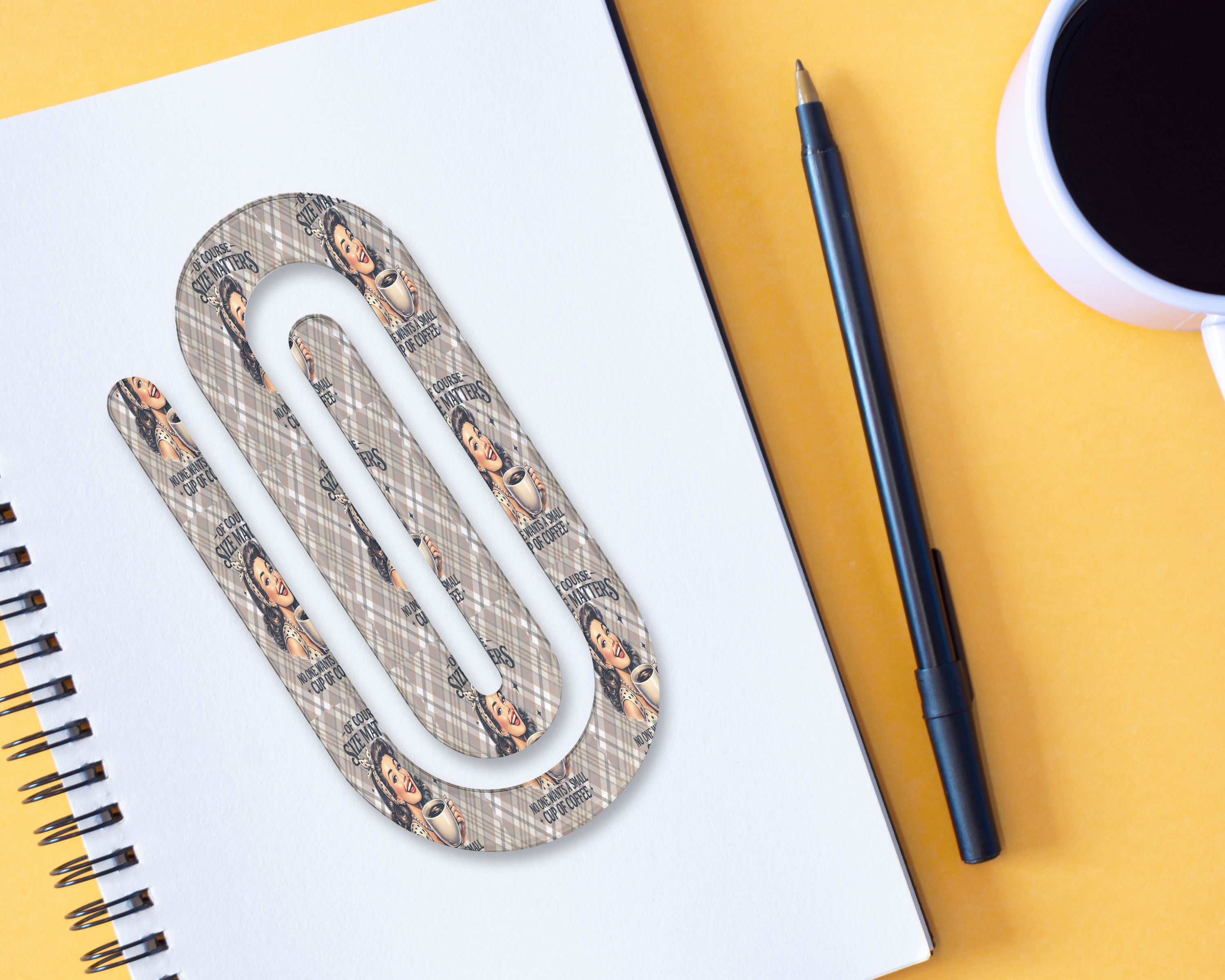 Brew‑tiful Coffee Jumbo Paper Clips