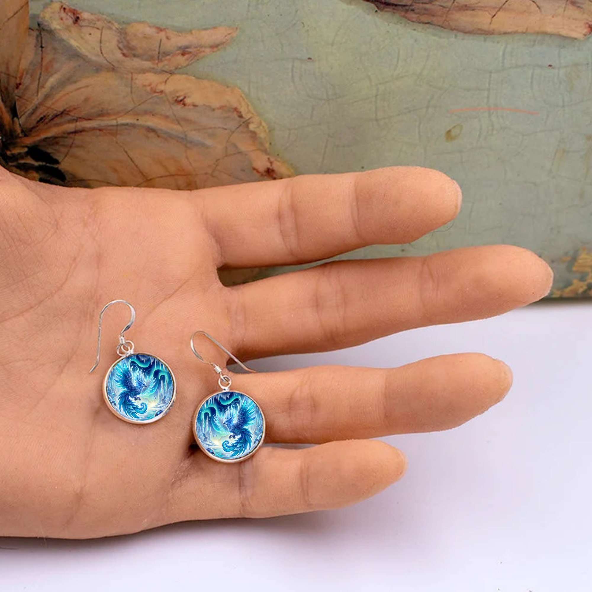 Phoenix Stud or Dangle Earrings