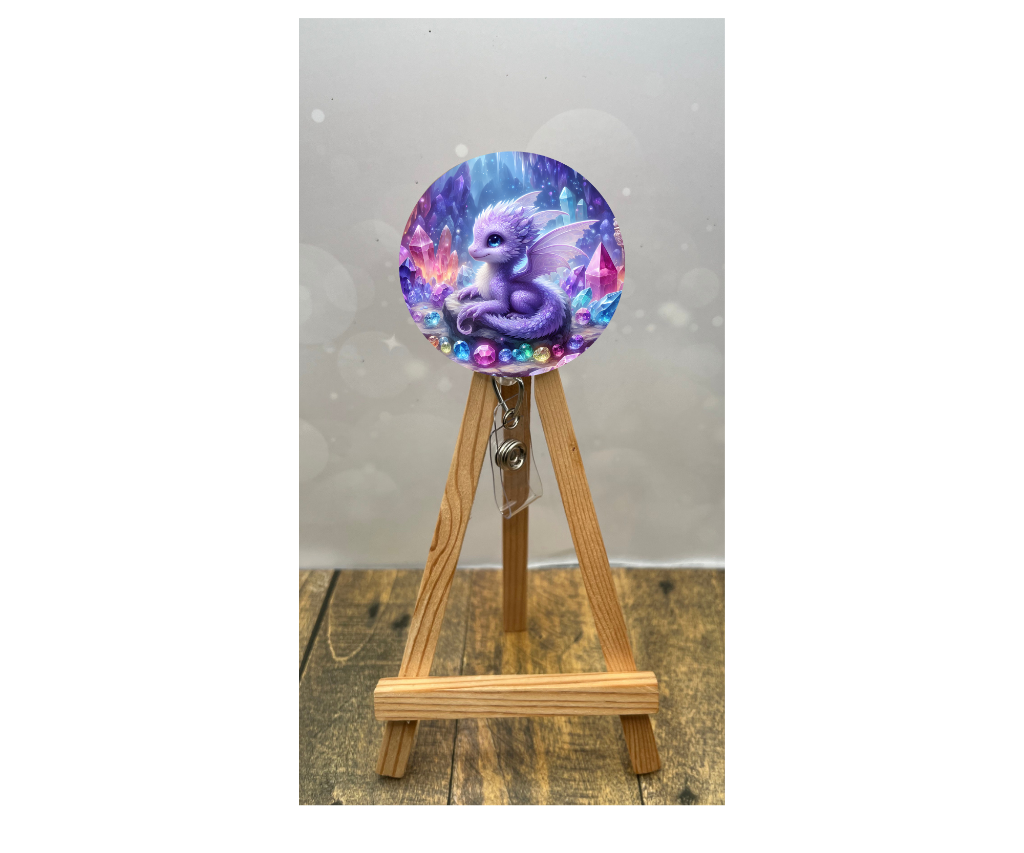 Dragon badge pulls. Bring a touch of fantasy to every shift with fierce, fun dragon designs. Multiple Images available. Add beads or shimmer glitter options.
