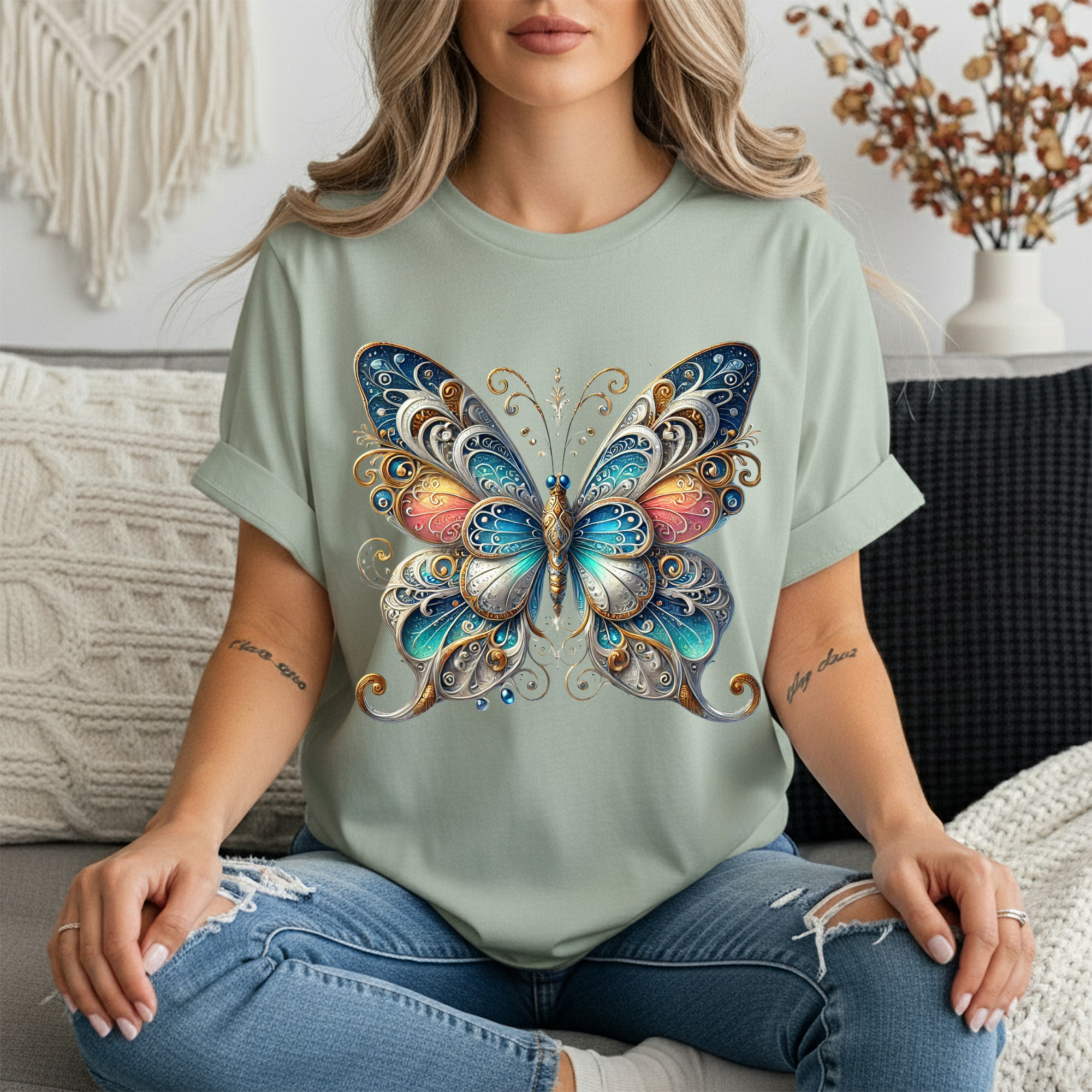 Fancy Butterfly Tee