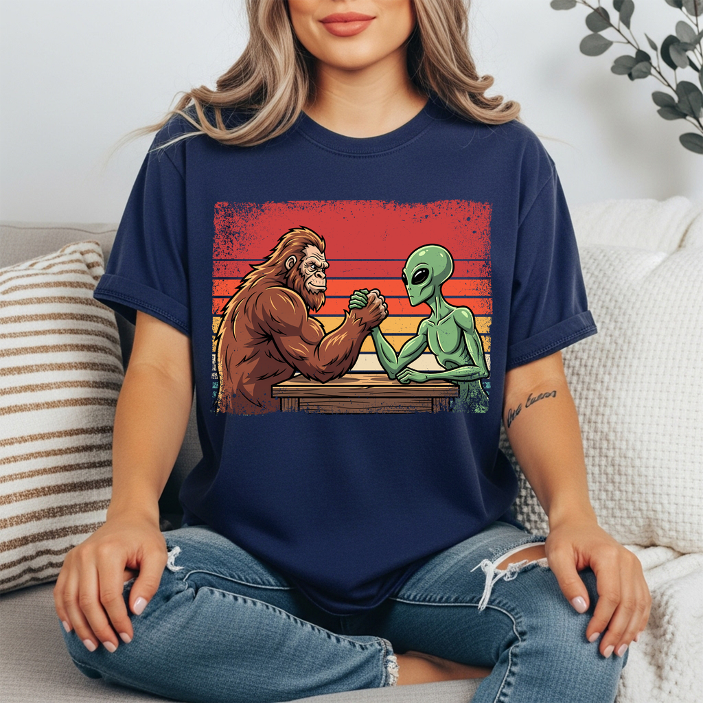 Bigfoot vs Alien Tee
