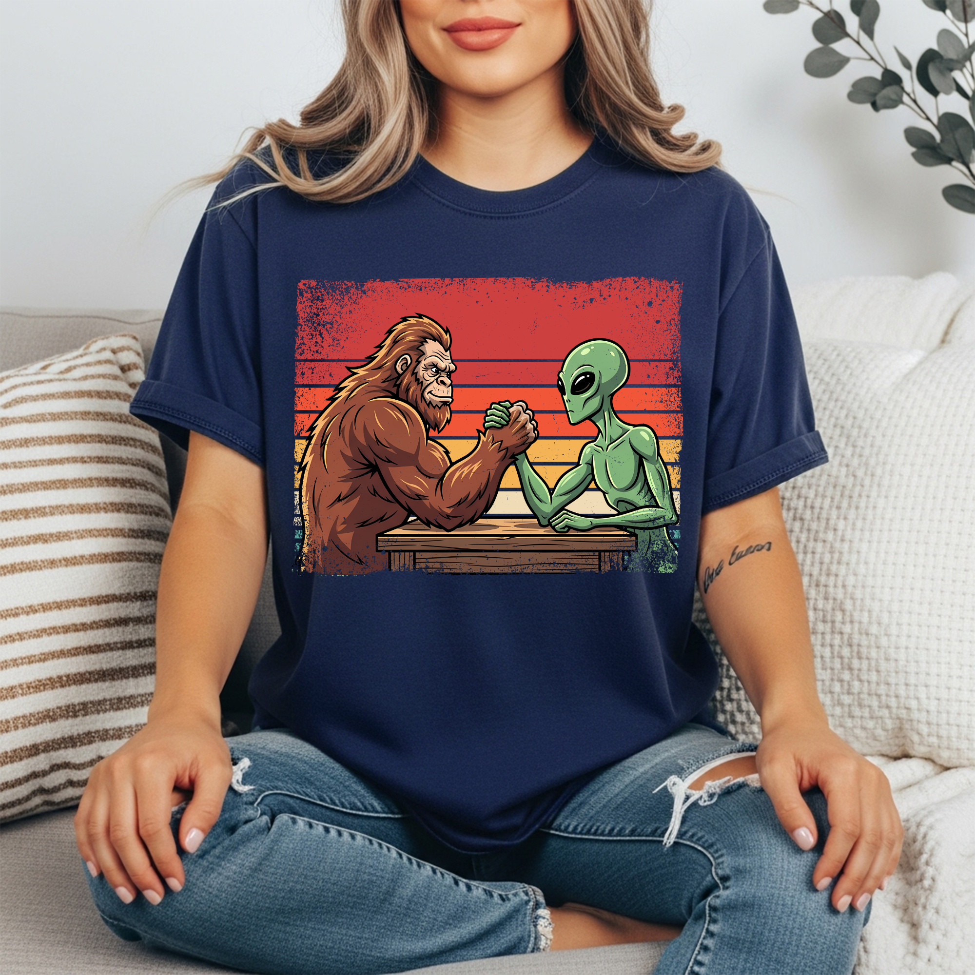 Bigfoot vs Alien Tee