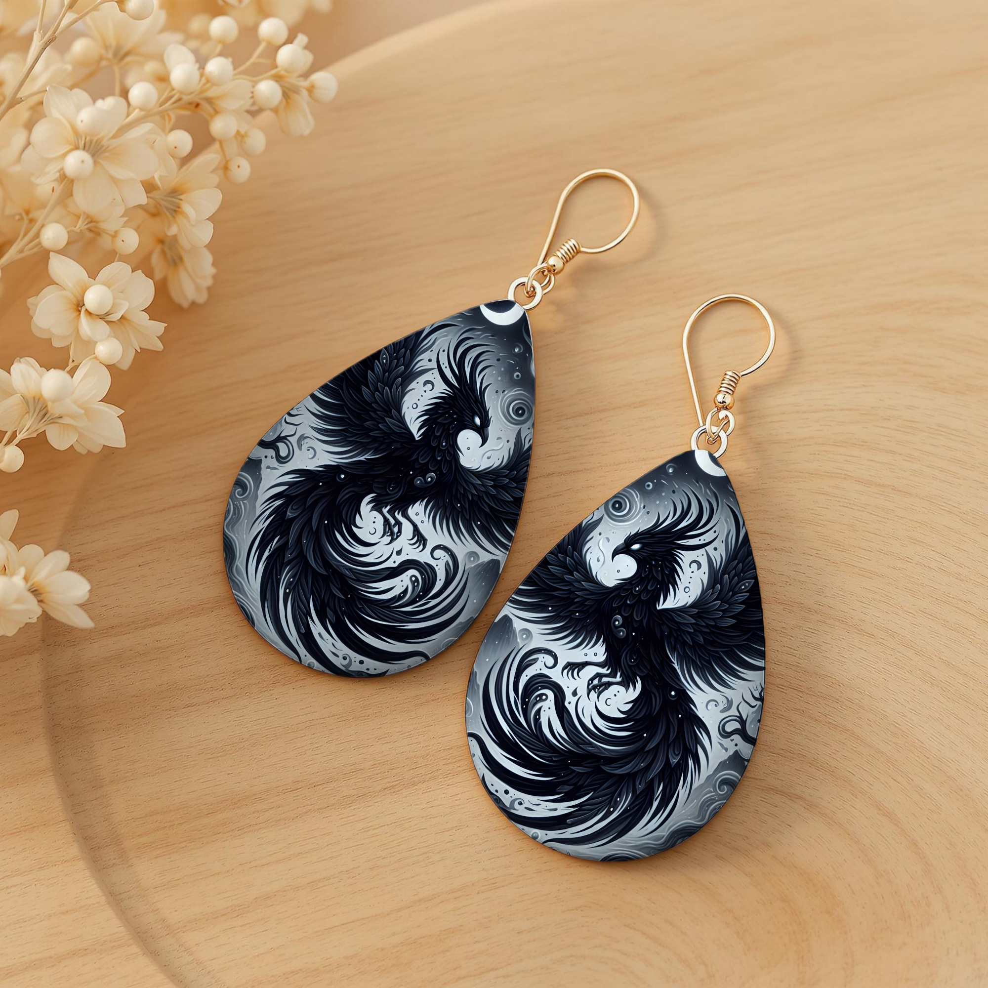 Phoenix Teardrop Earrings