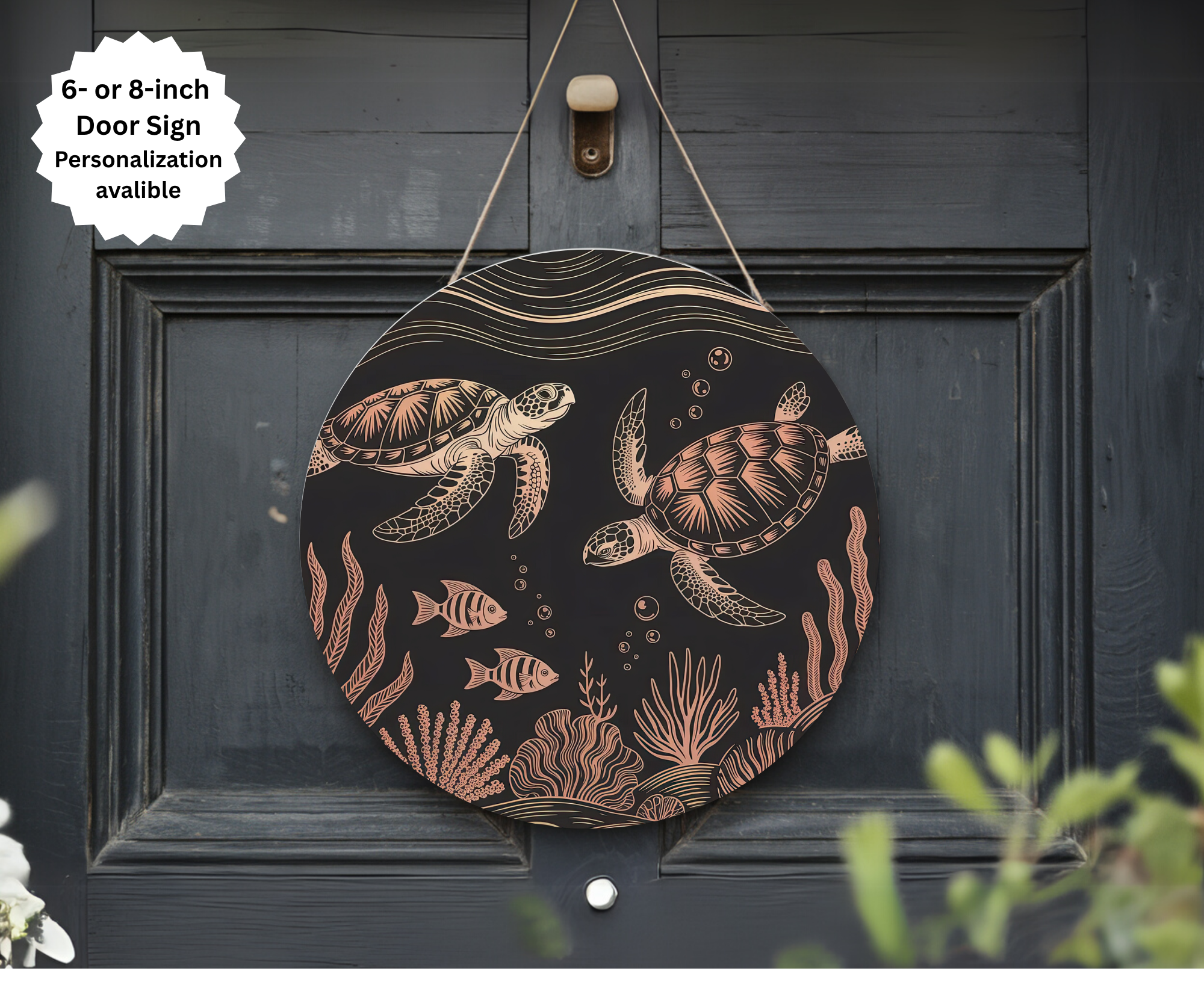 Sea Turtle Door Signs
