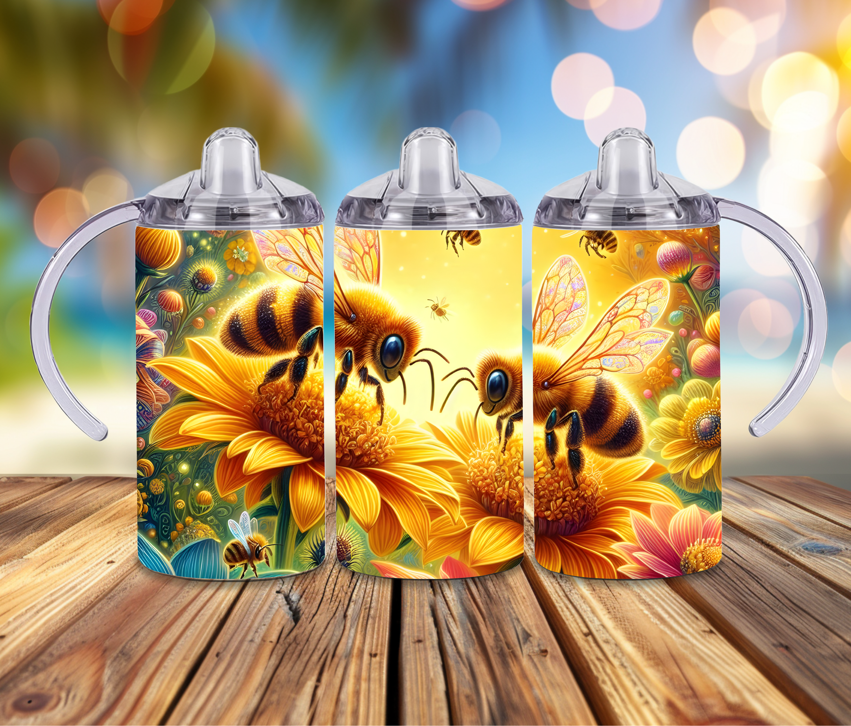 40 and 30 oz Honeybee Stainless Steel Tumblers. Multiple Images Available